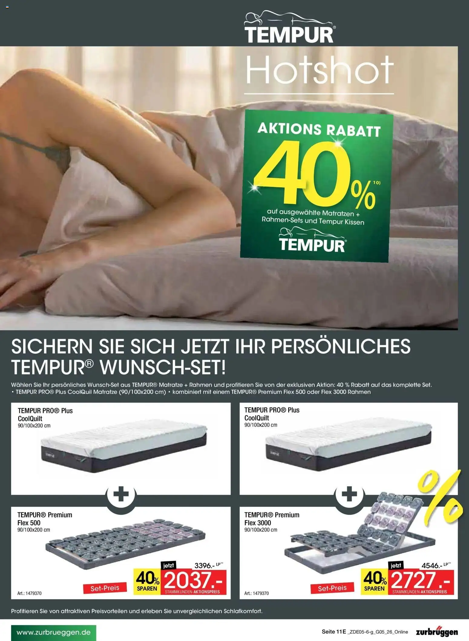 Zurbrüggen MaiDays Shopping – gültig ab 08.05.2026 | Seite: 21 | Produkte: Matratze, Kissen