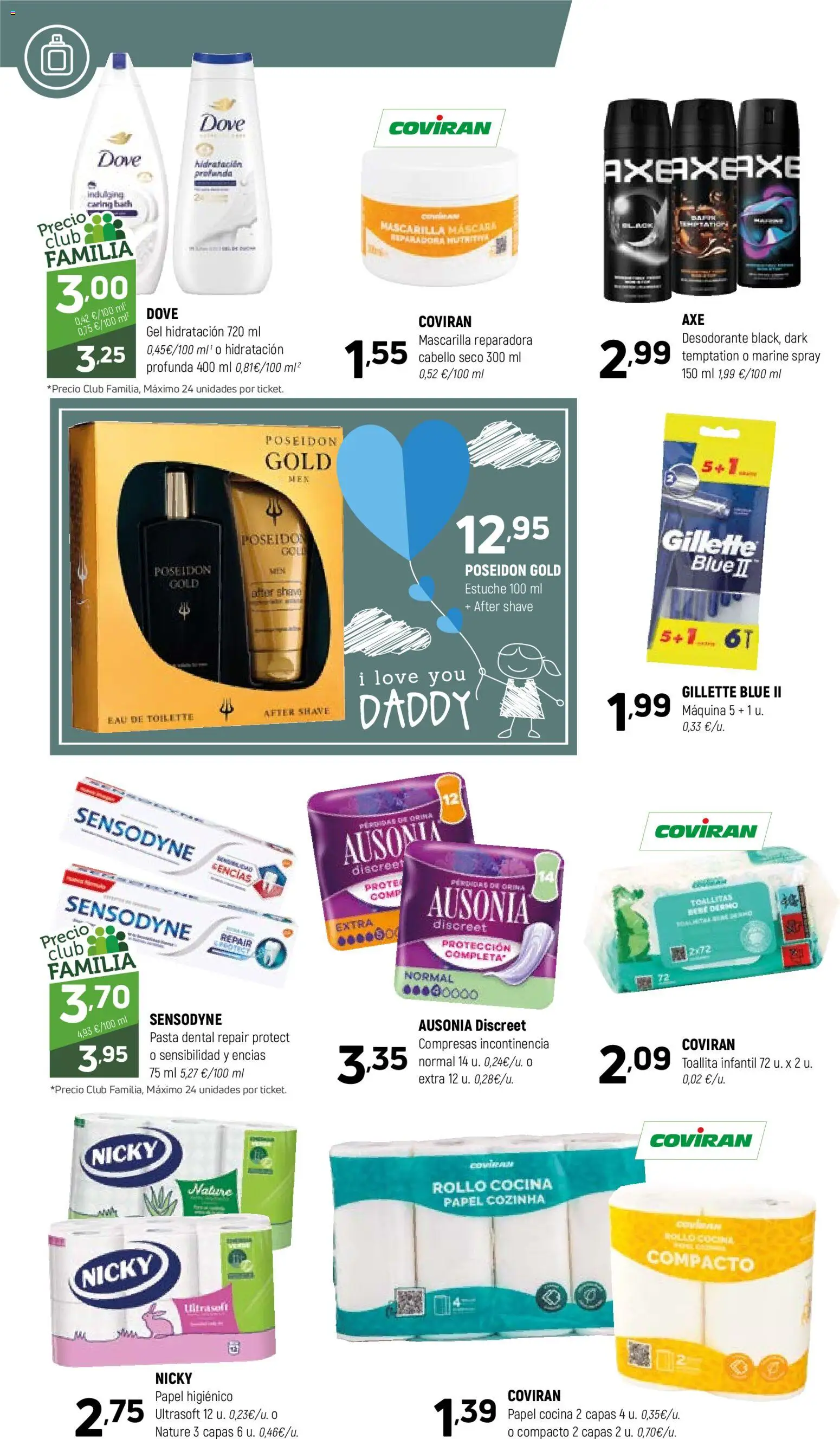 Coviran ofertas │ válido desde el 10.03.2026 | Página: 14 | Productos: Máscara, Desodorante, Pasta, Γλυφιτζούρι