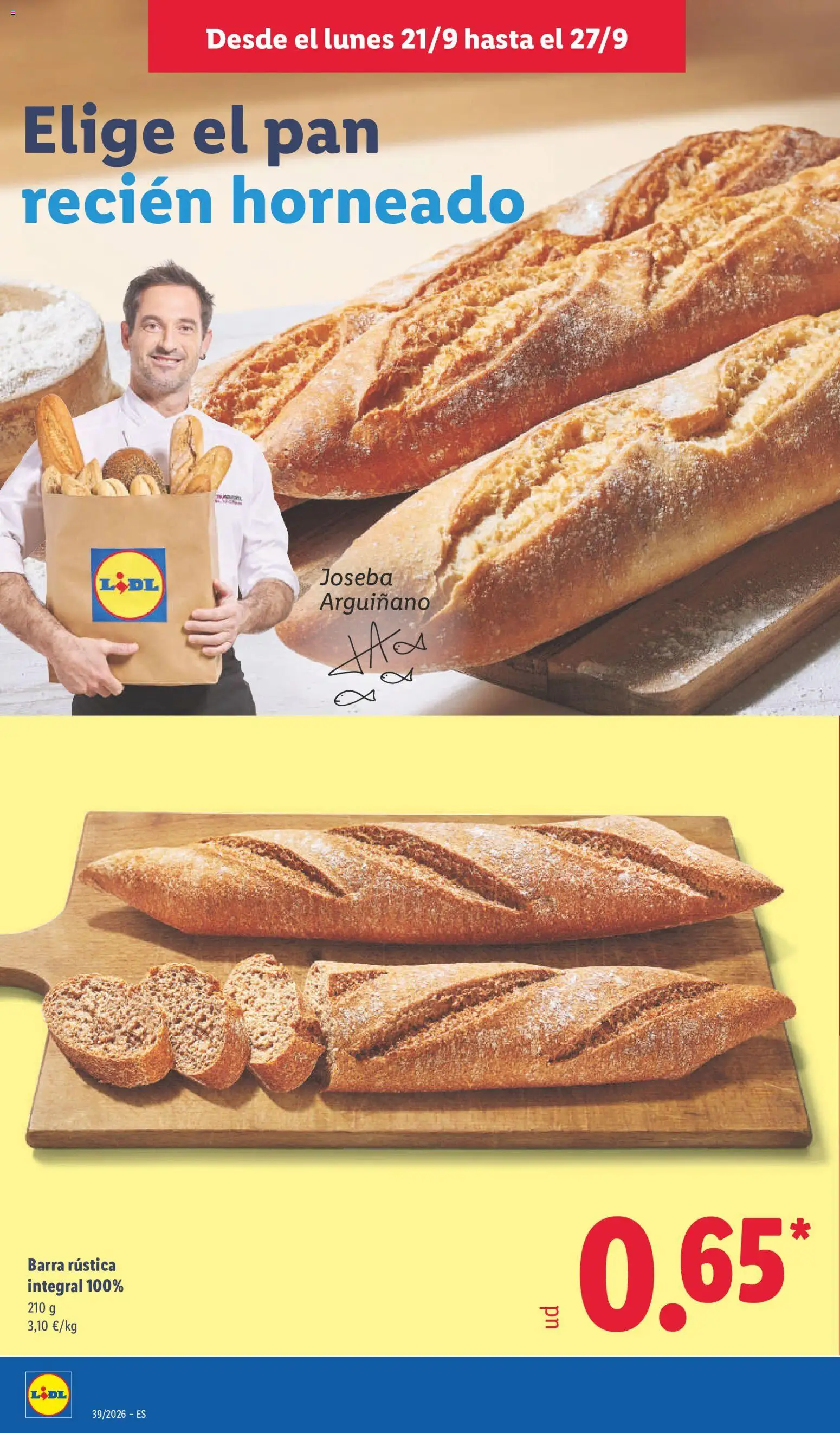 Lidl folleto │ válido desde el 21/09/2026 | Página: 4 | Productos: Pan