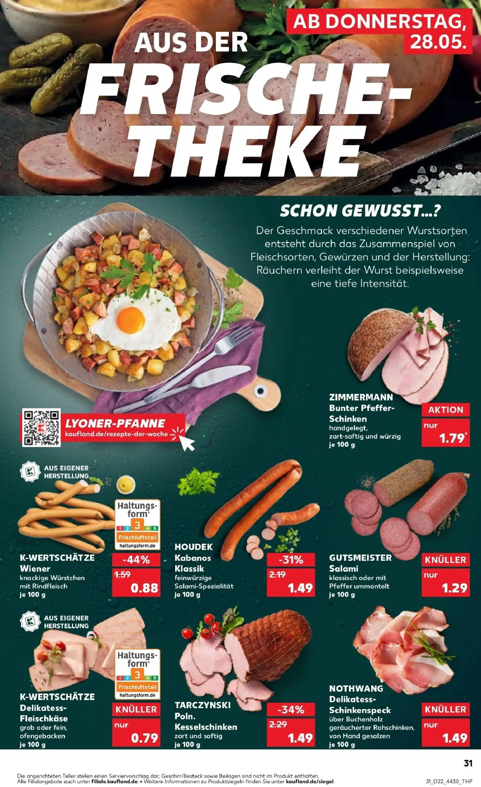 Kaufland Prospekt Weiden In Der Oberpfalz – gültig ab 26.05.2026 | Seite: 36 | Produkte: Theke, Salami, Schinken, Rindfleisch