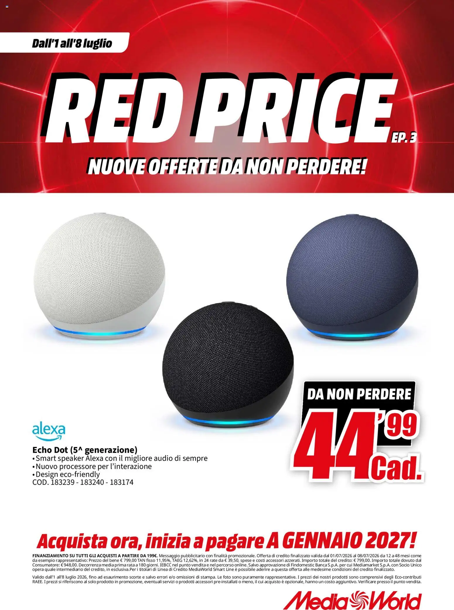 Volantino Media World del 01/07/2026 | Pagina: 39