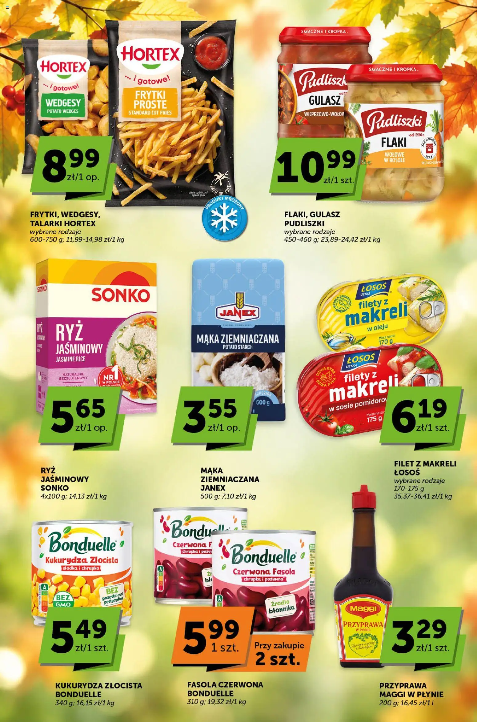 ABC gazetka - Katalog od 22.10.2026 | Strona: 5 | Produkty: Kukurydza, Mąka ziemniaczana, Frytki, Gulasz