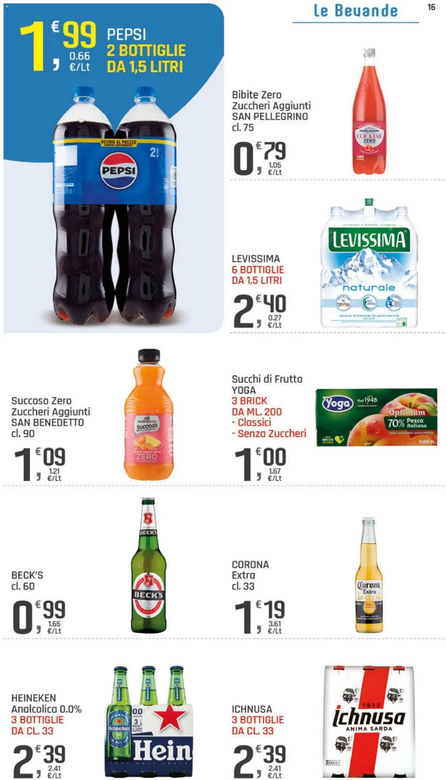 Volantino DOK del 22/09/2026 | Pagina: 16 | Prodotti: Cocktail, Bevande, Frutta, Pesca