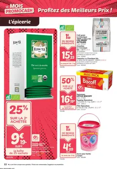 Promocash - Prévisualisation de Promocash catalogue valide à partir de 28.05.2026 | Page: 22 | Produits: Sucre, Menthe, Spéculoos, Café