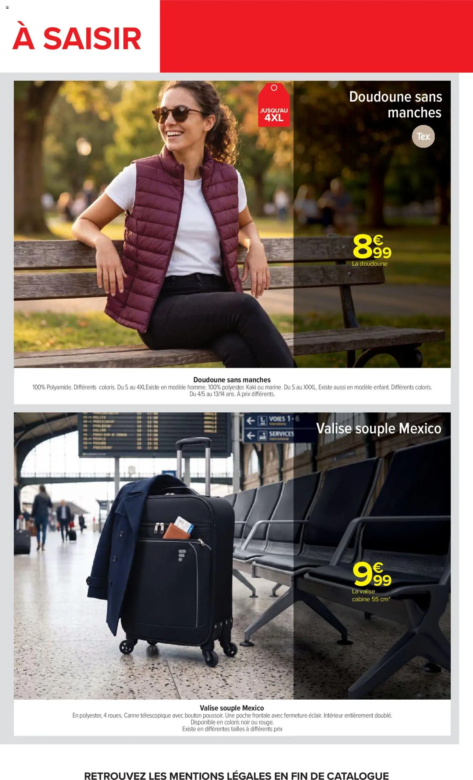 {H1} | Page: 97 | Produits: Kaki, Valise cabine, Valise, Doudoune