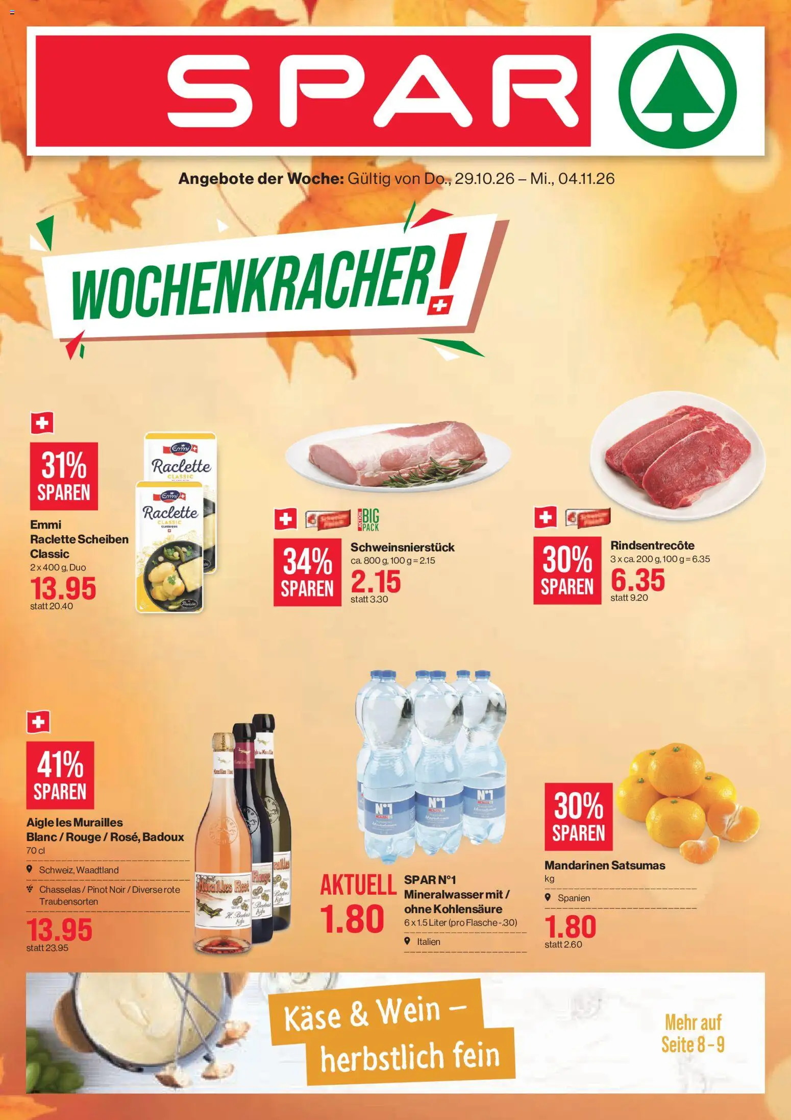 SPAR aktionen – gültig ab 29.10.2026 | Seite: 1
