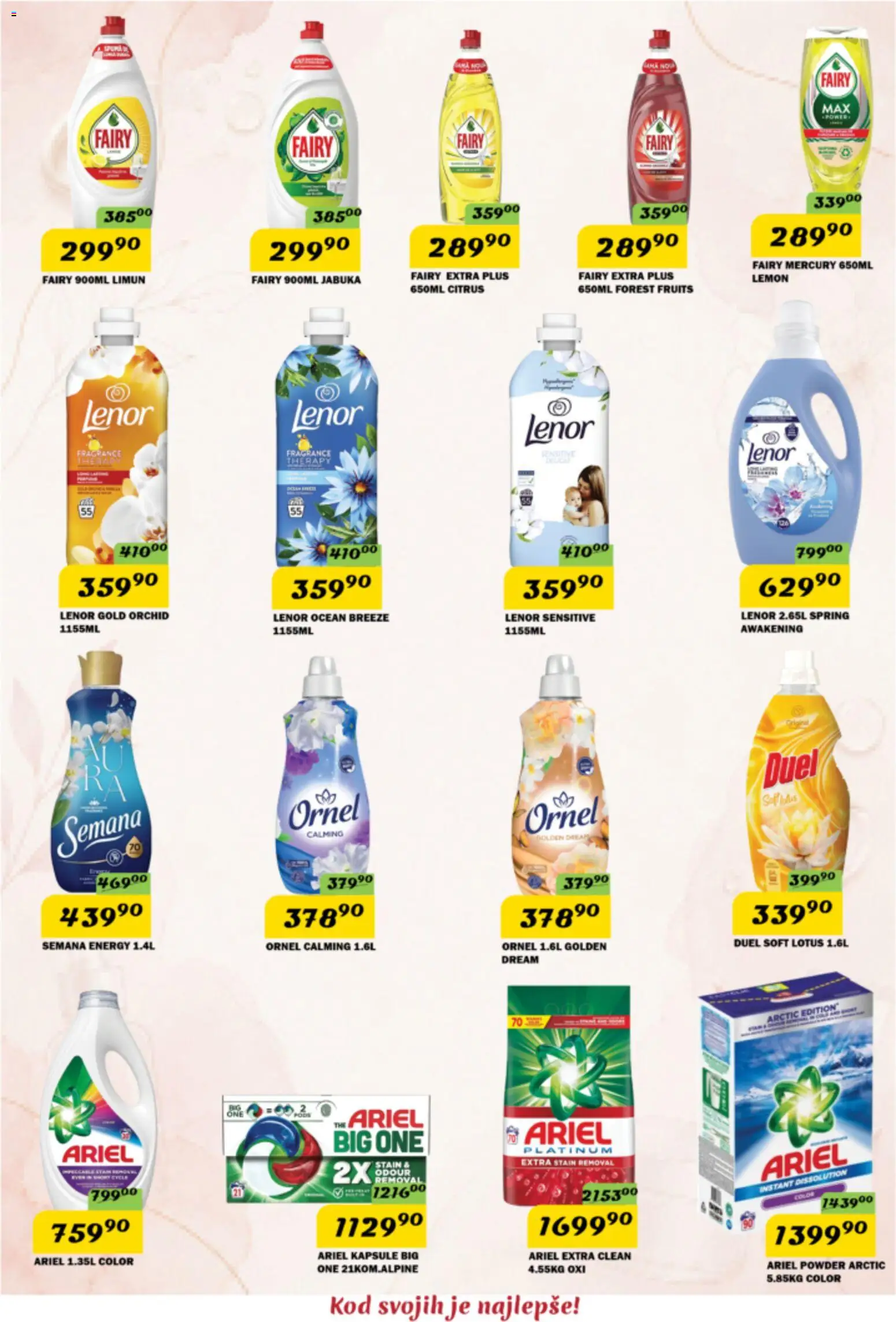 VP Dima katalog - važi od 16.07.2026 | Strana: 11 | Proizvode: Ariel, Lenor, Kapsule, Limun