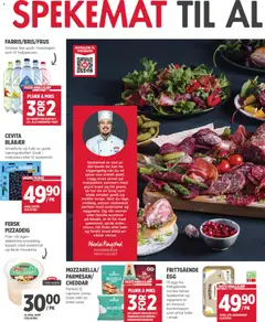 Forhåndsvisning av Meny kundeavis gyldig fra 24/08/2026 | Side: 2 | Produkter: Brød, Parmigiano Reggiano, Blåbær, Cheddar