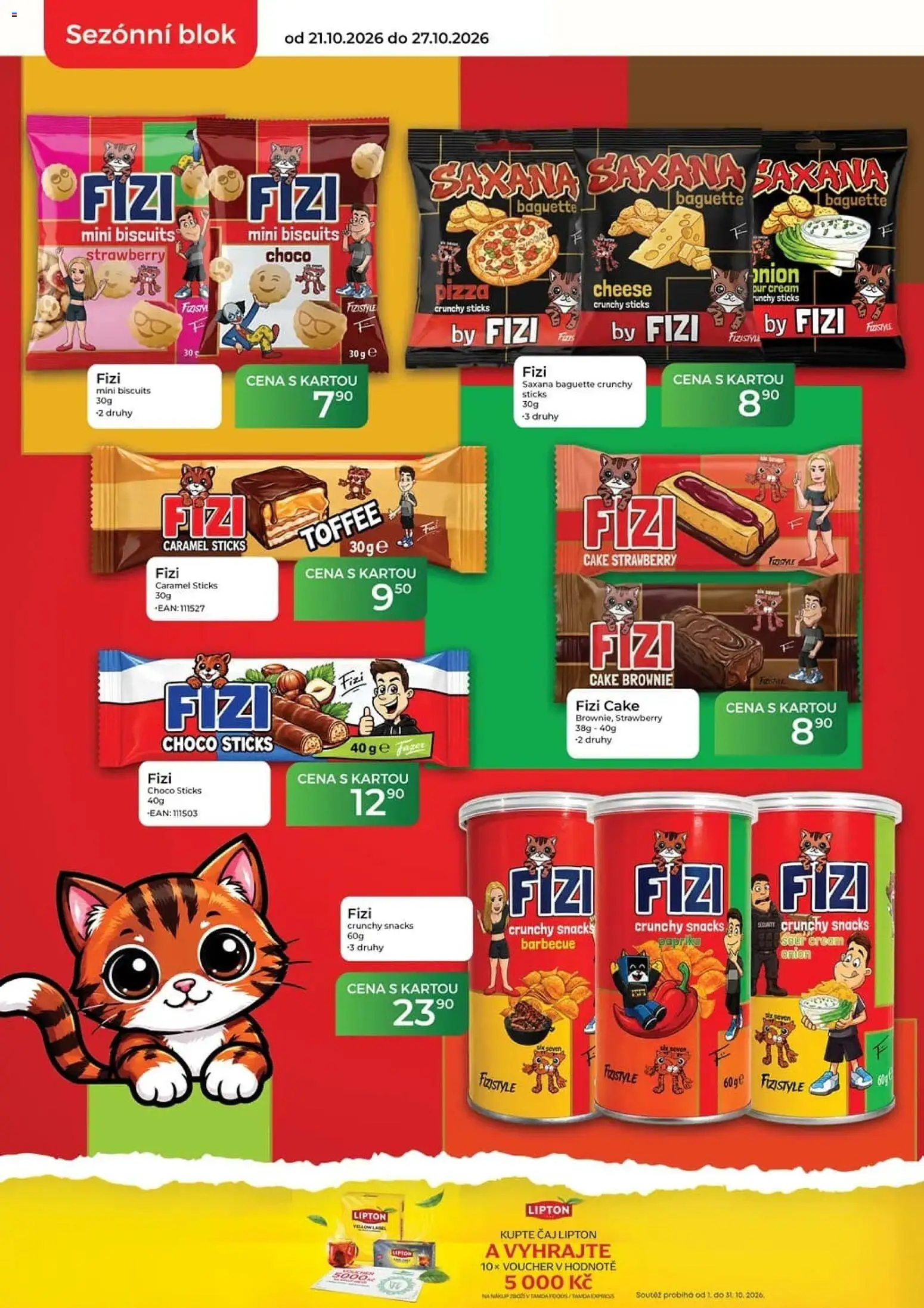 Tamda Foods leták od 21.10.2026 | Strana: 2 | Produkty: Pizza, Čaj, Brownie, Paprika