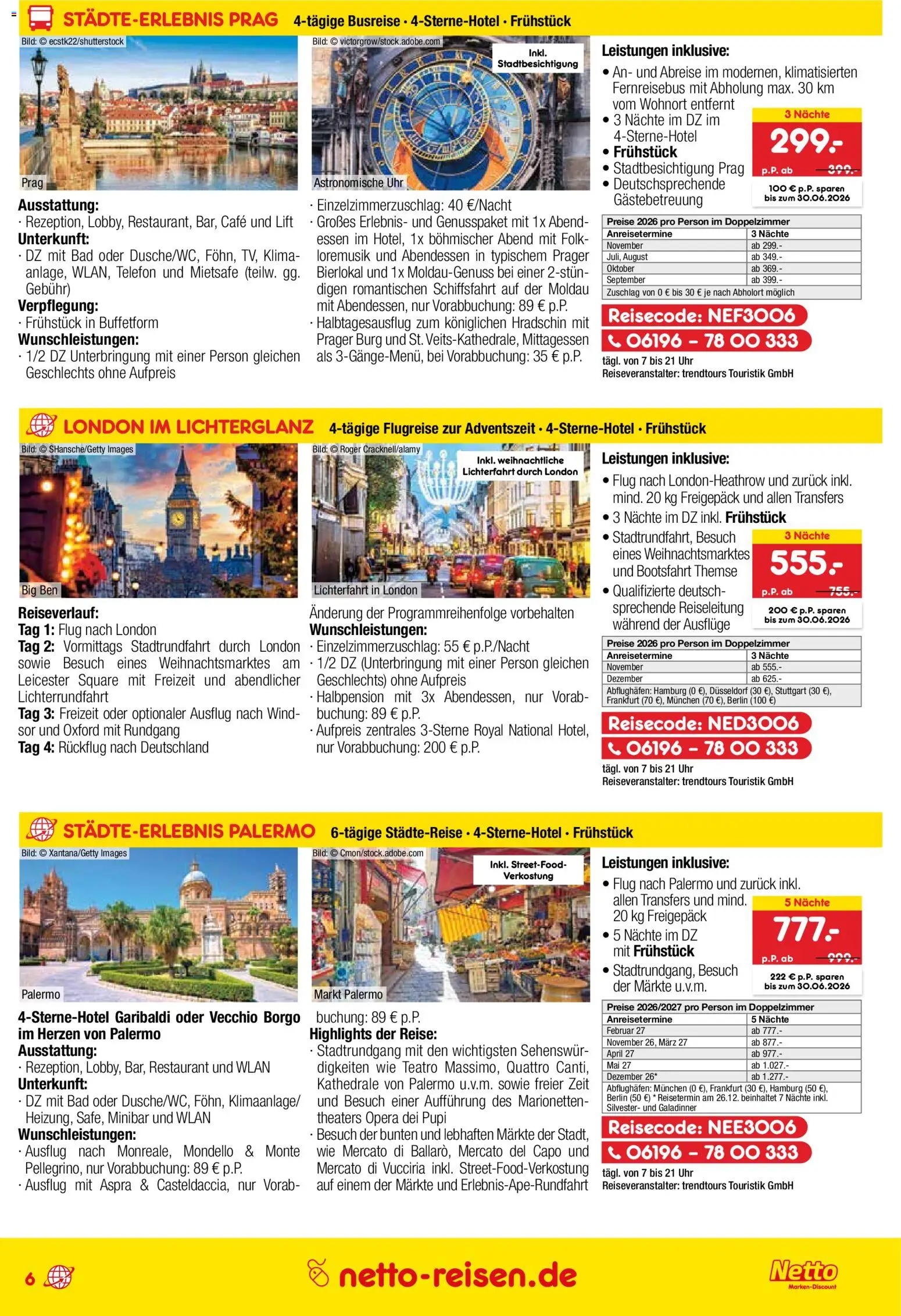 Netto Reisen Prospekt 	 – gültig ab 28.05.2026 | Seite: 6