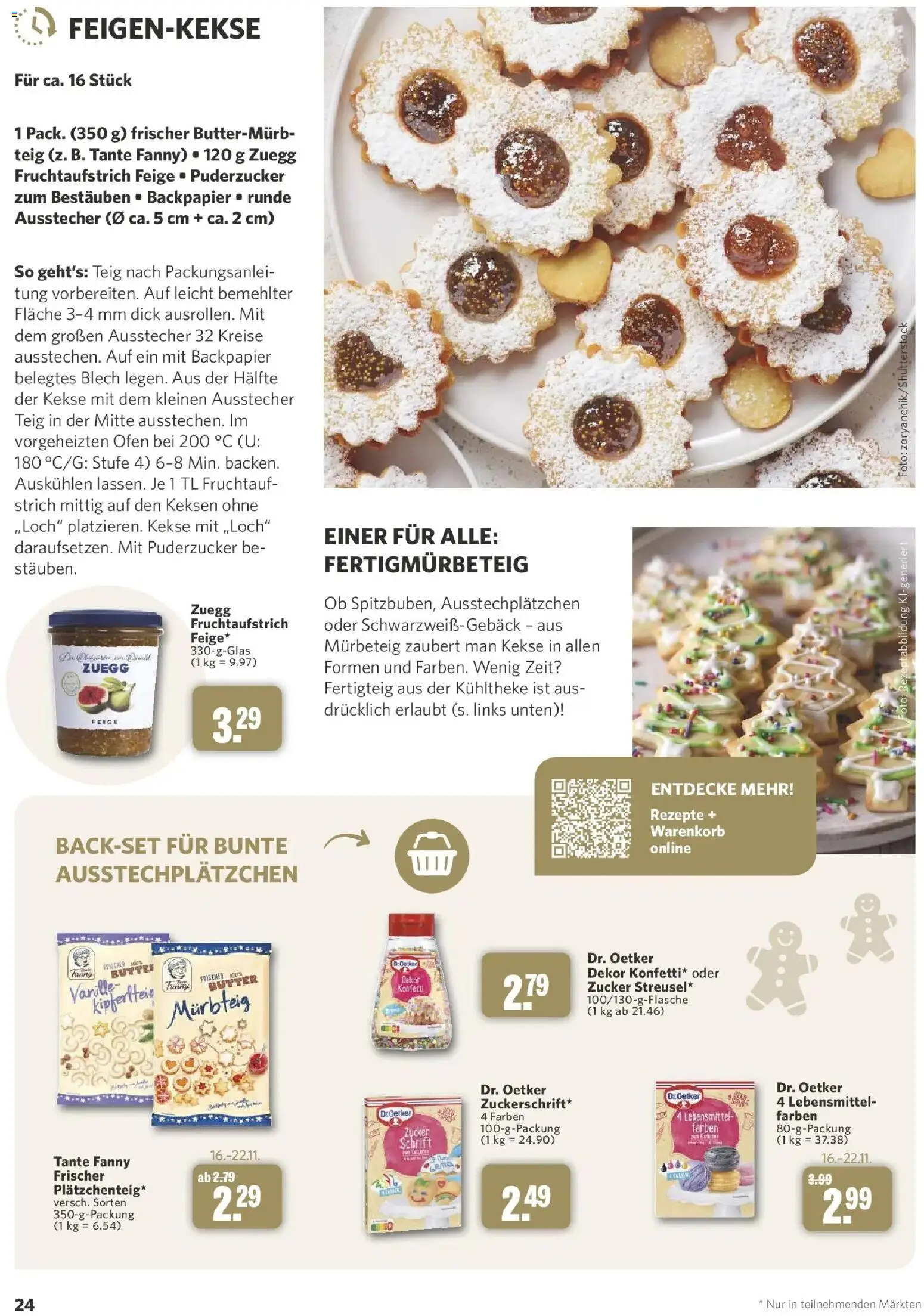 Combi Aktueller Prospekt (ab 26.10.2026) zum Blättern | Seite: 24 | Produkte: Ofen, Butter, Zucker, Kekse