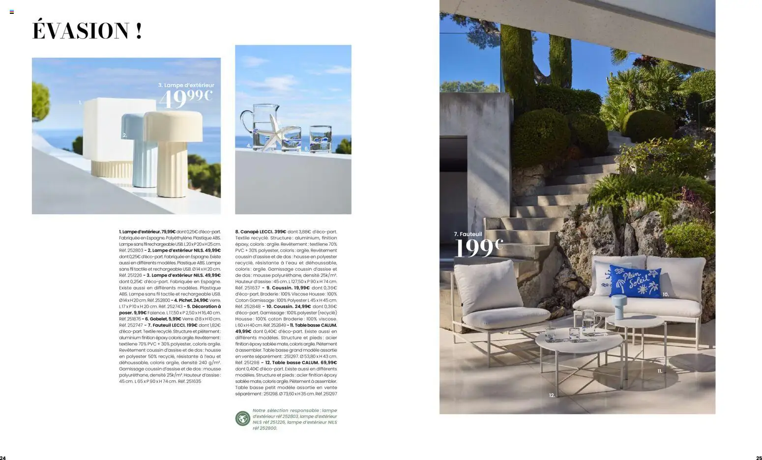 {H1} | Page: 13 | Produits: Canapé, Fauteuil, Table basse, Décoration