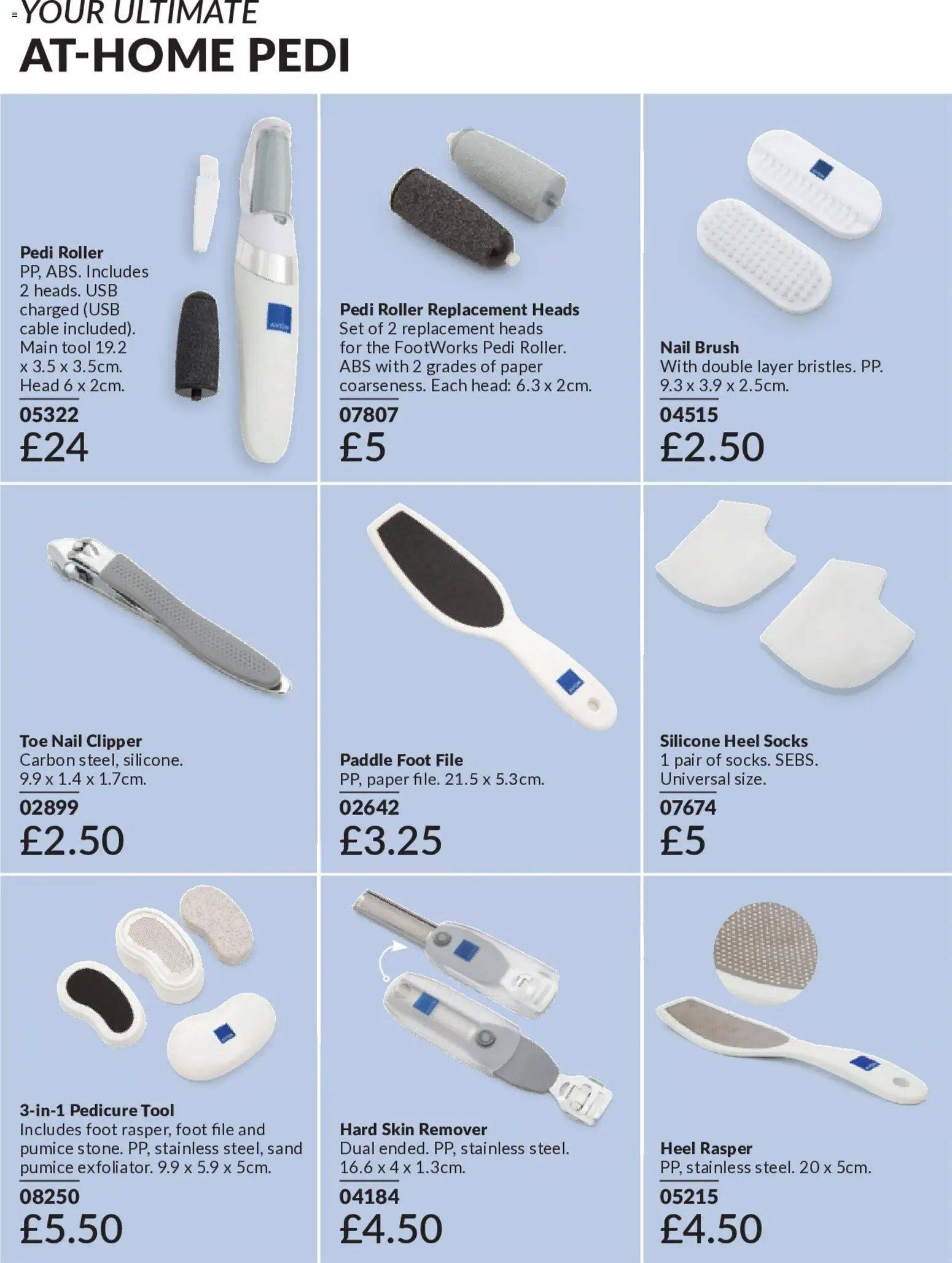 {H1} | Page: 197 | Products: Brush, Socks, Cable, USB