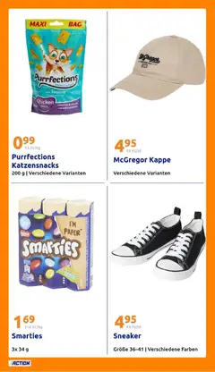 Action Prospekt ab 29.07.2026 gültig | Seite: 23 | Produkte: Smarties, Kappe