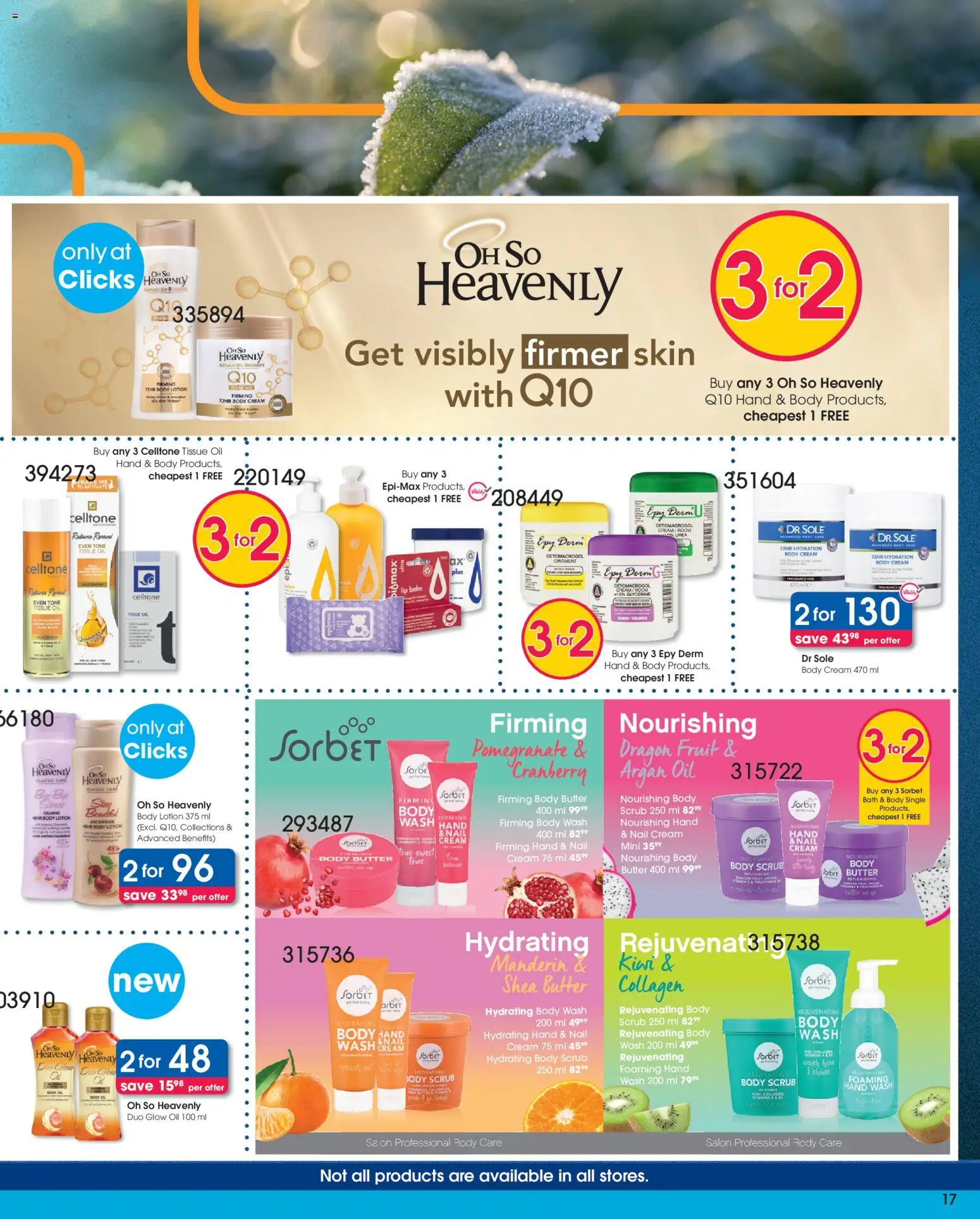 New Clicks catalogue – valid from 23/06/2026 | Page: 15 | Products: Bath, Kiwi, Cream, Scrub