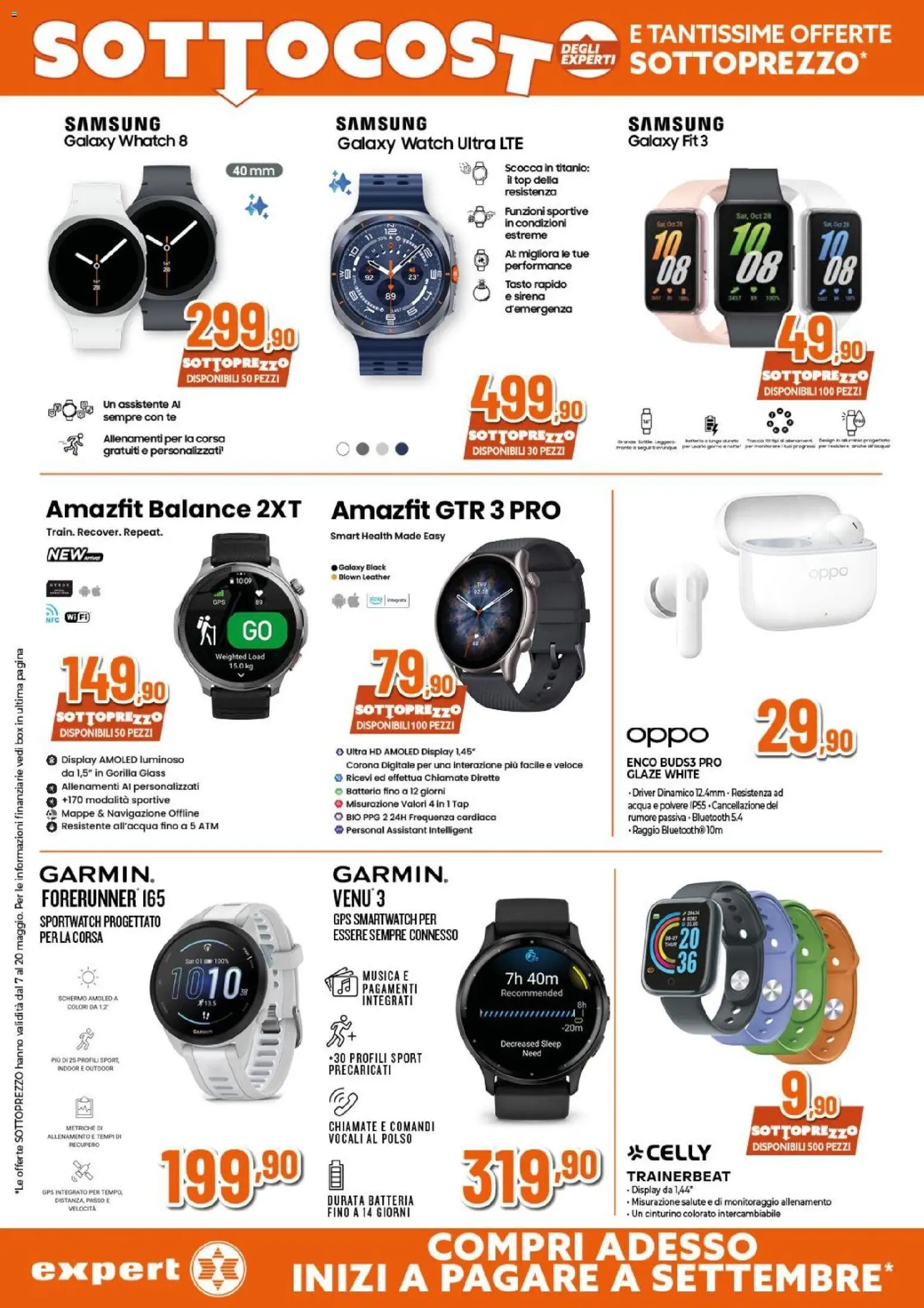 Volantino Expert del 07.05.2026 | Pagina: 15 | Prodotti: Schermo, Acqua, Batteria, Samsung