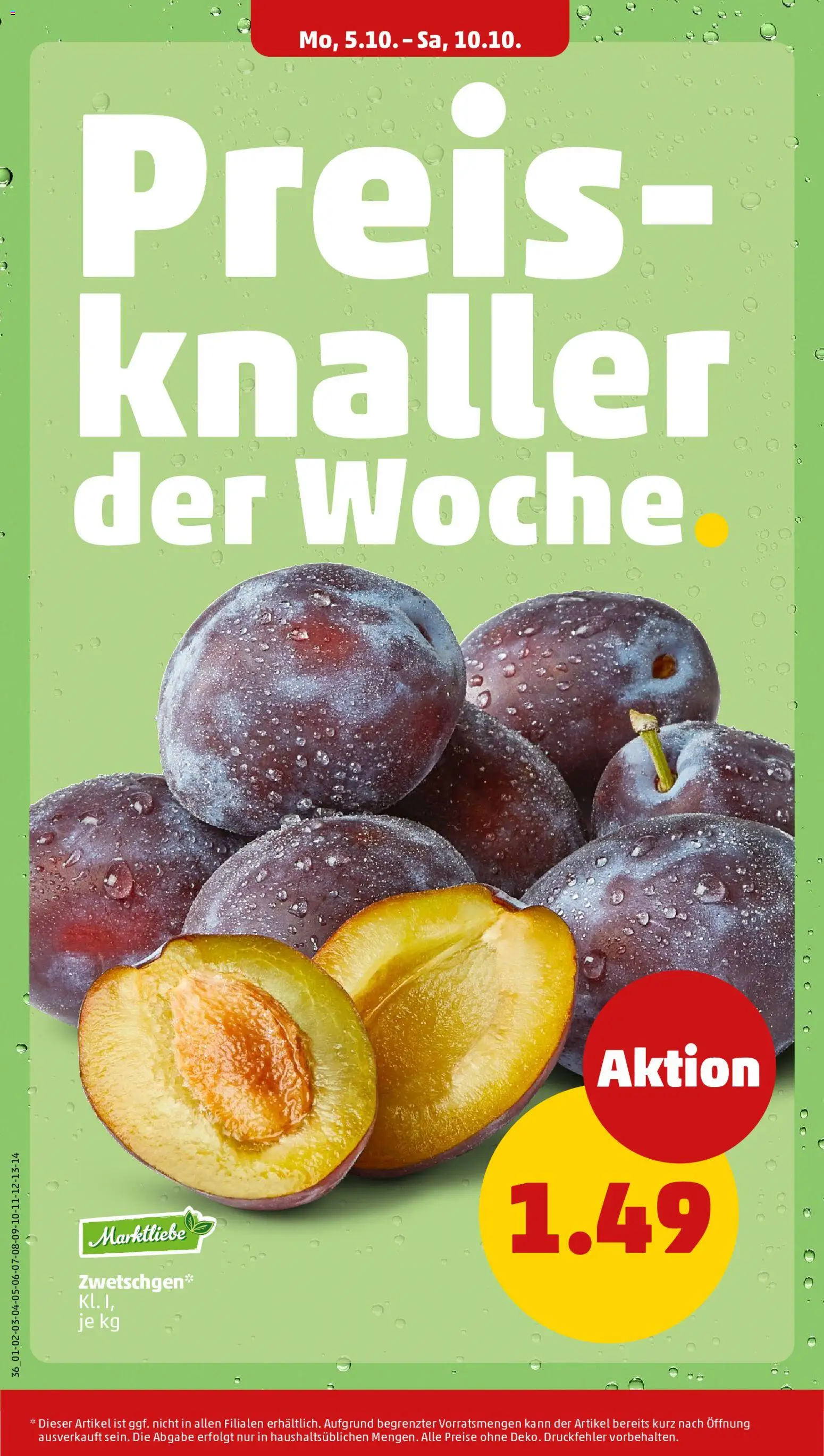 Penny Prospekt – gültig ab 05.10.2026 | Seite: 6 | Produkte: Zwetschgen
