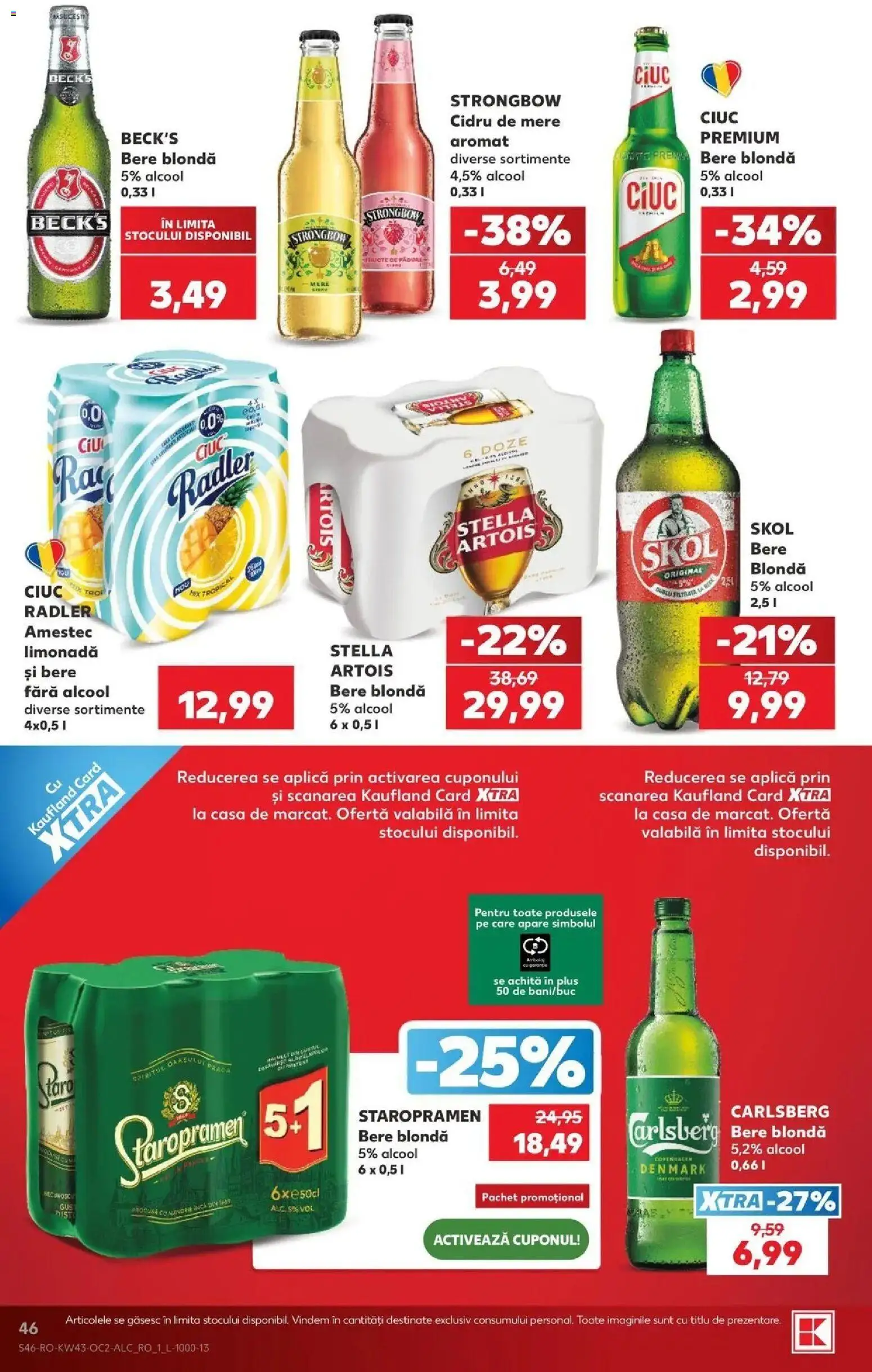 Kaufland Alba Iulia 21.10.2026 - Revista si Oferta | Pagină: 46 | Produse: Limonada, Bere, Fructe, Plus