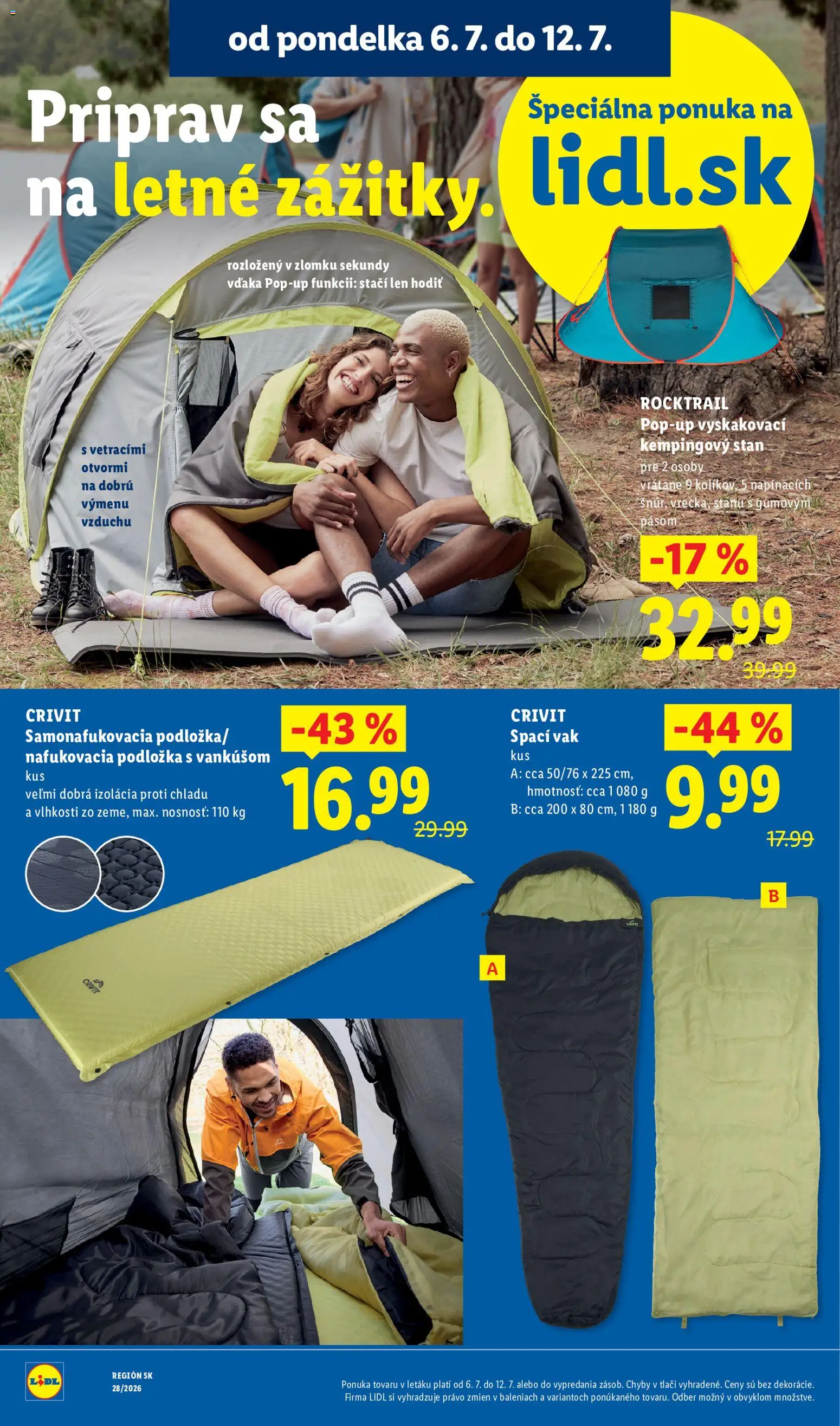 Nové Lidl akcie – leták je platný od 06.07.2026 | Strana: 38 | Produkty: Stan