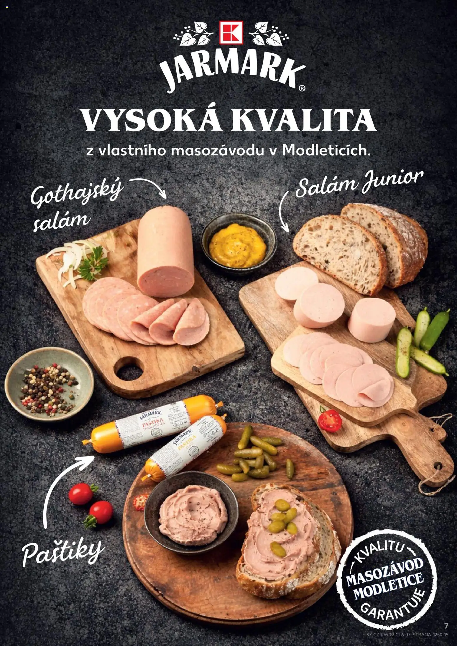 Kaufland leták - Praha 8 od 23.02.2026 | Strana: 7 | Produkty: Salám, Gothajský salám, Paštika