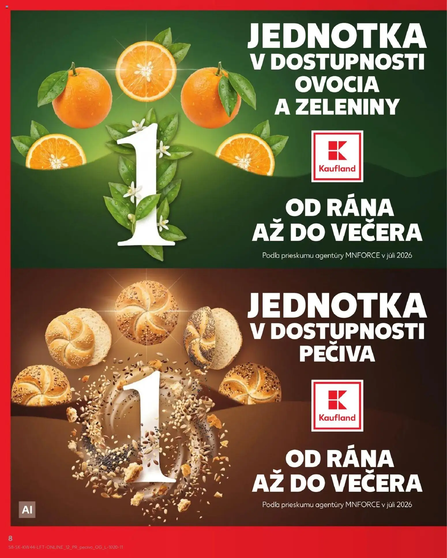 Nové Kaufland akcie – leták je platný od 29.10.2026 | Strana: 8