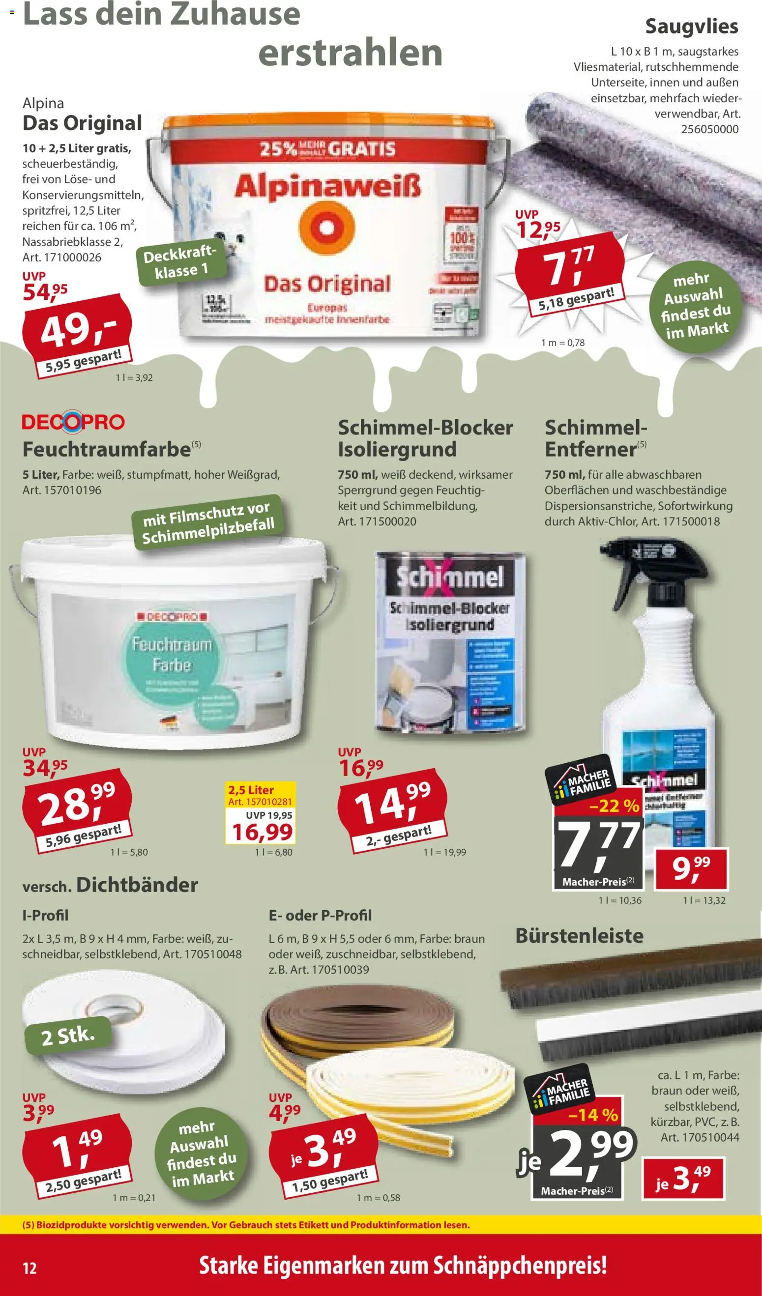 Sonderpreis Baumarkt Prospekt – gültig ab 29.08.2026 | Seite: 12