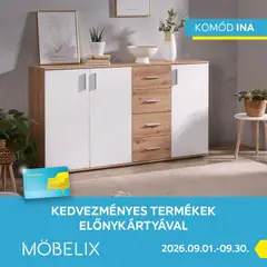 Möbelix akciós újság - amely érvényes a következő dátumtól: 2026.09.01.