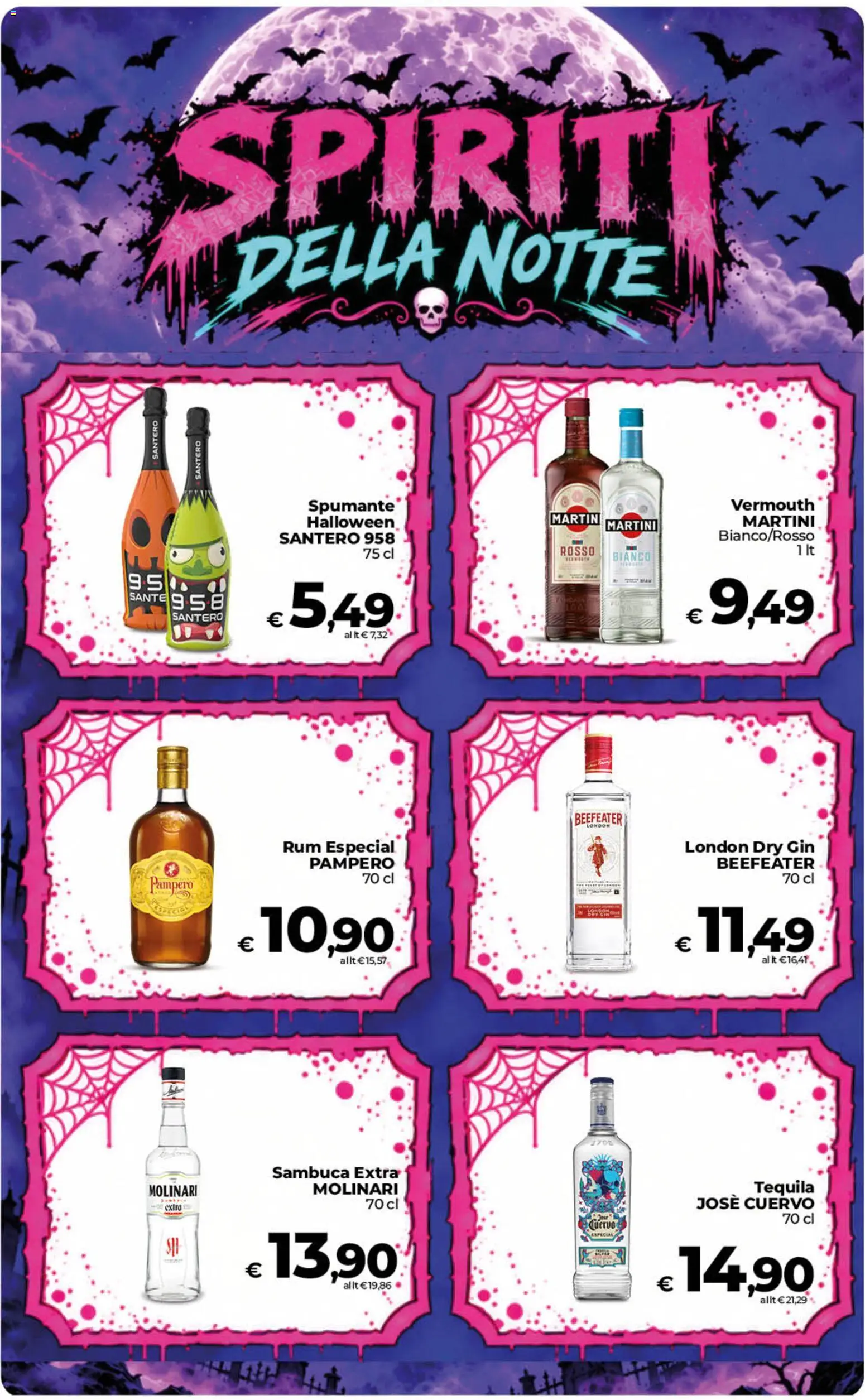 Volantino Ipercoop del 23/10/2026 | Pagina: 34 | Prodotti: Gin, Rum, Tequila, Martini