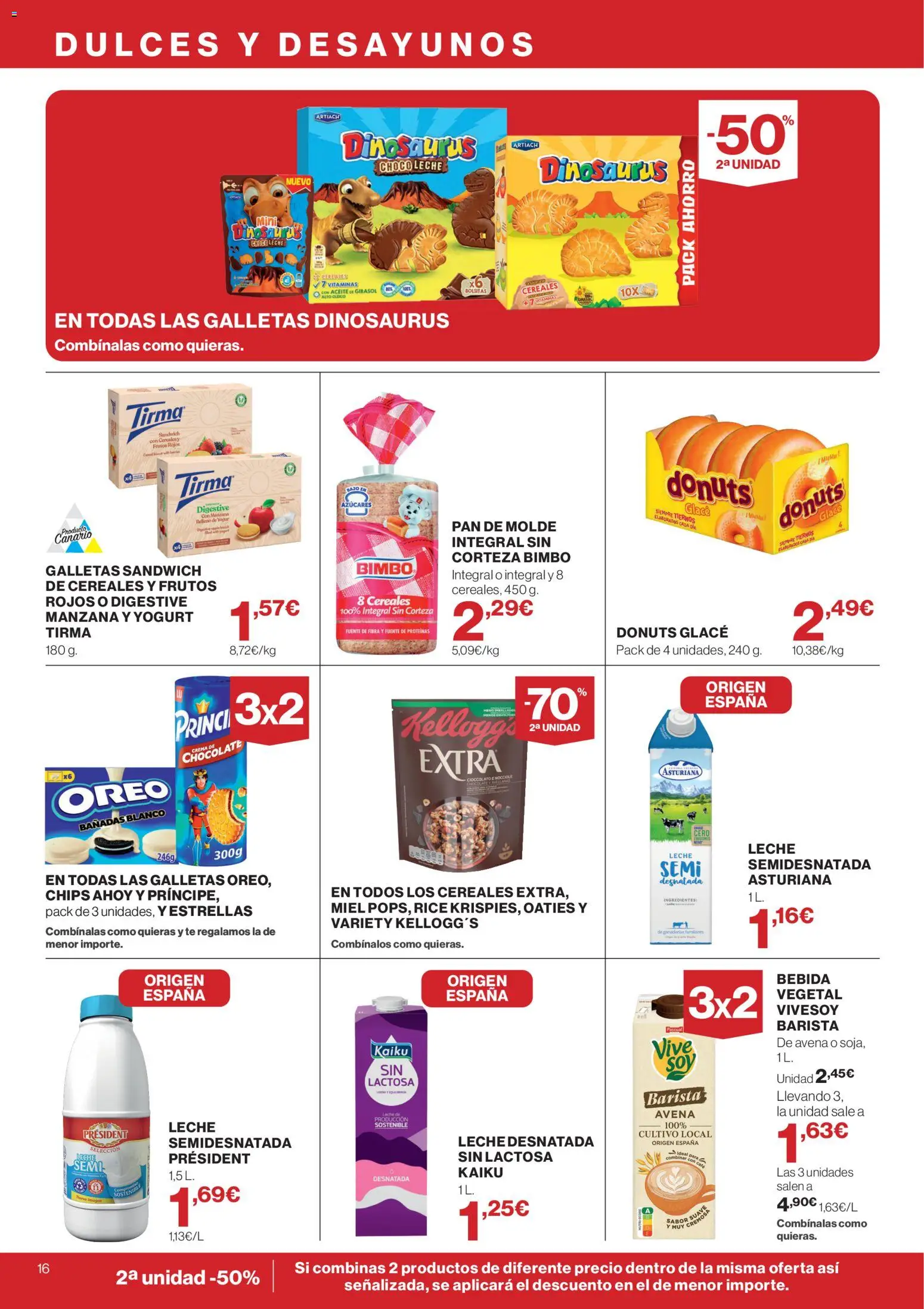Supercor Canarias │ válido desde el 06.05.2026 | Página: 16 | Productos: Té, Galletas, Pan de molde, Donuts
