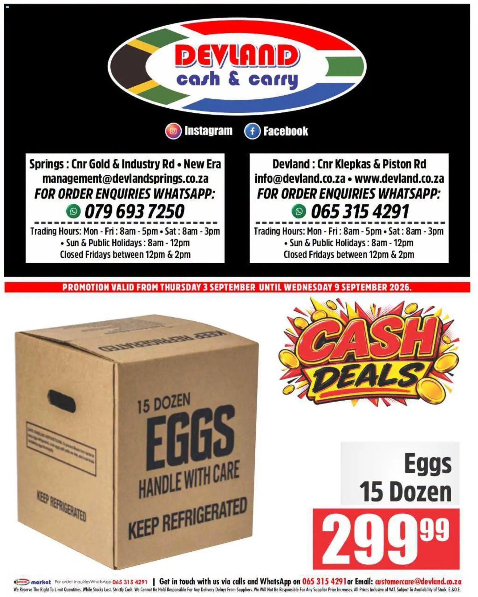 New Devland catalogue – valid from 03/09/2026 | Page: 7 | Products: Eggs