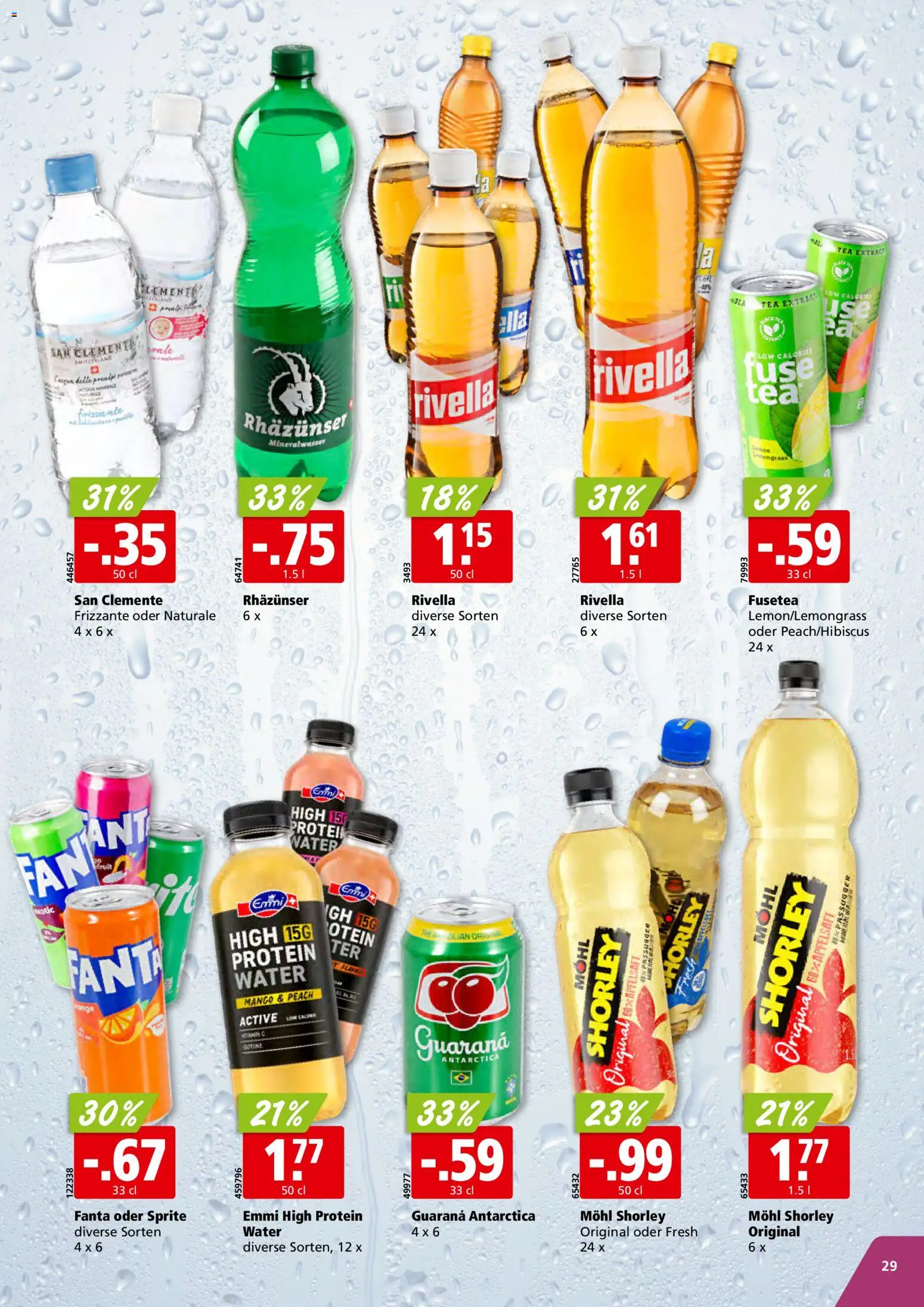 Aligro aktionen – gültig ab 02.11.2026 | Seite: 29 | Produkte: Fanta, Sprite, Mineralwasser, Mango
