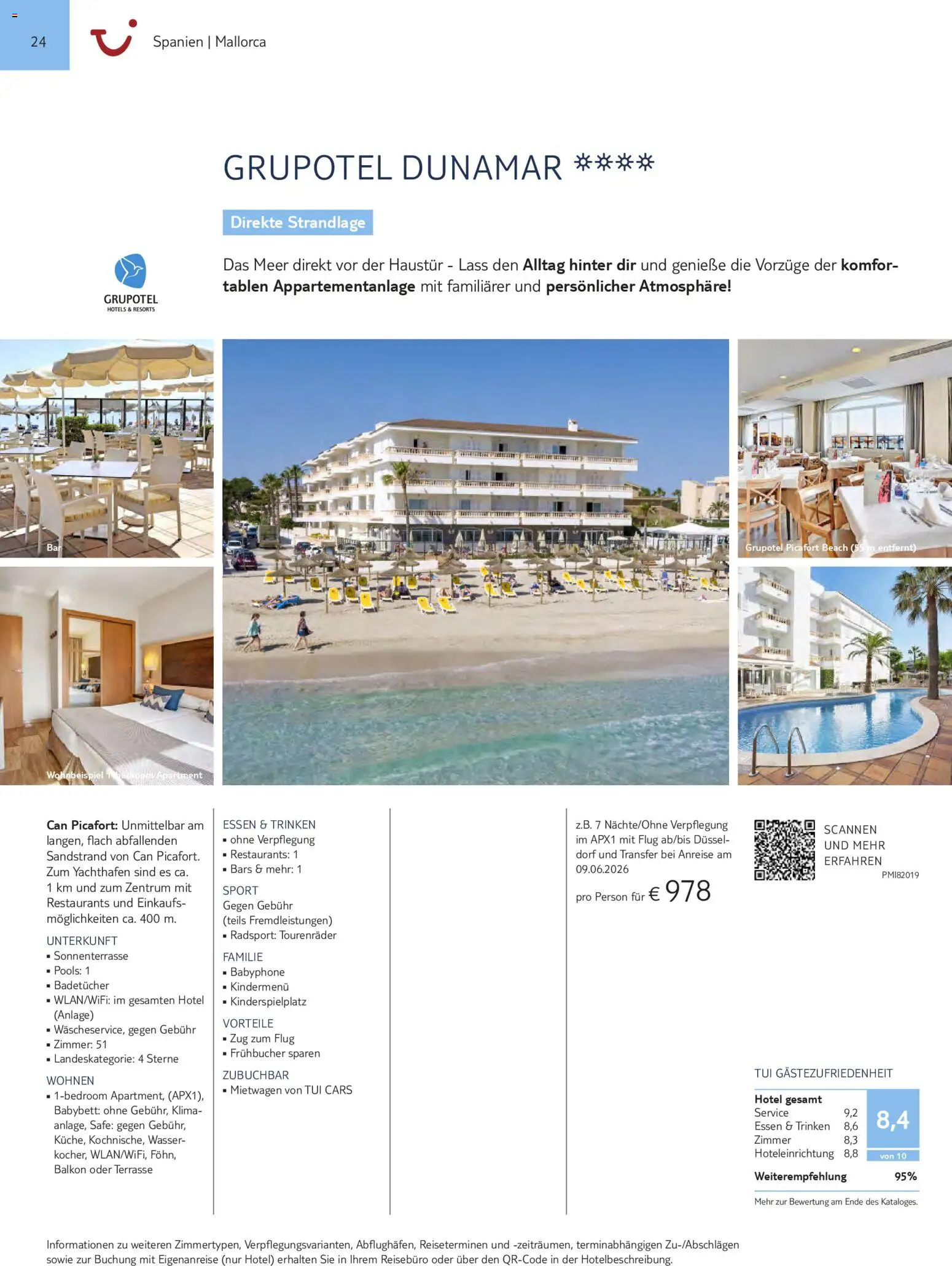 TUI Prospekt Südeuropa & Nordafrika 2026/27 – gültig ab 03.03.2026 | Seite: 24 | Produkte: Babybett, Wasser