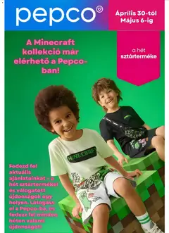 Pepco akciós újság - amely érvényes a következő dátumtól: 30.04.2026