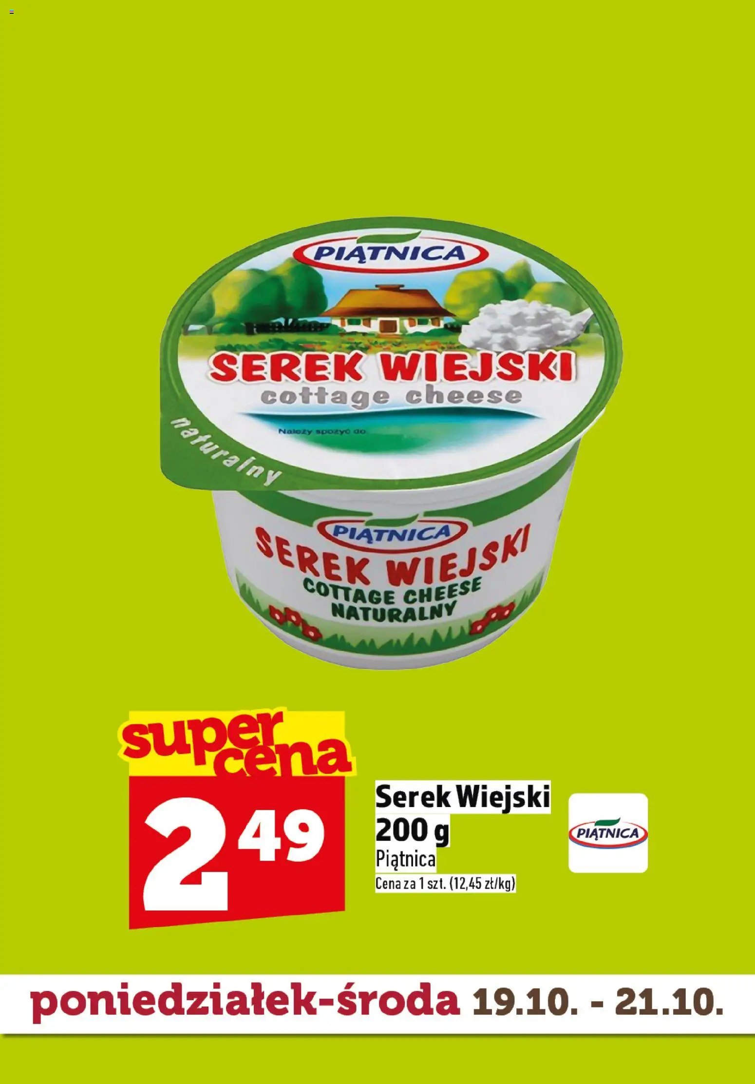 Topaz gazetka - Superstart tygodnia od 19.10.2026 | Strona: 4 | Produkty: Serek, Piątnica, Serek wiejski