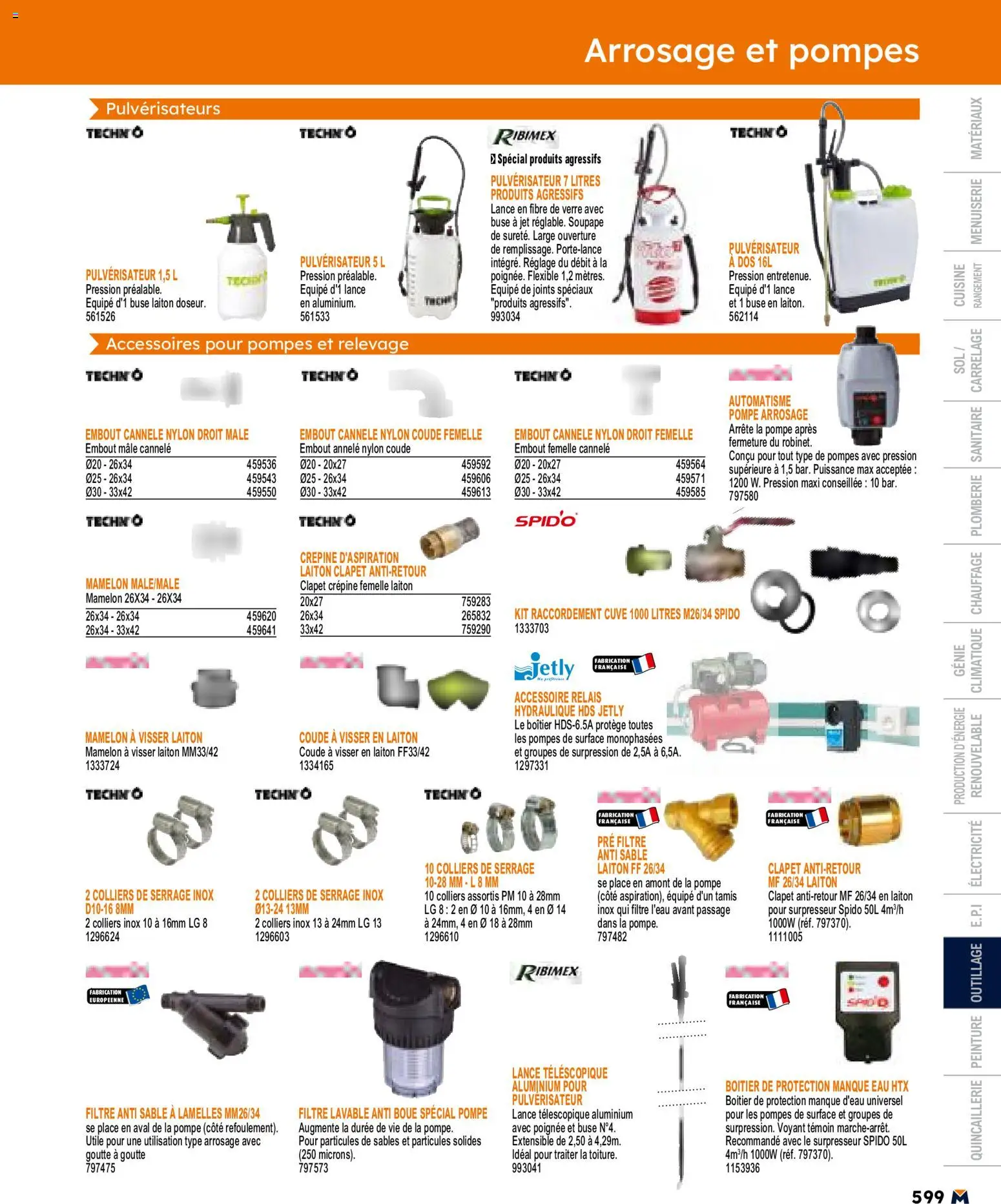 {H1} | Page: 599 | Produits: Filtre, Tamis