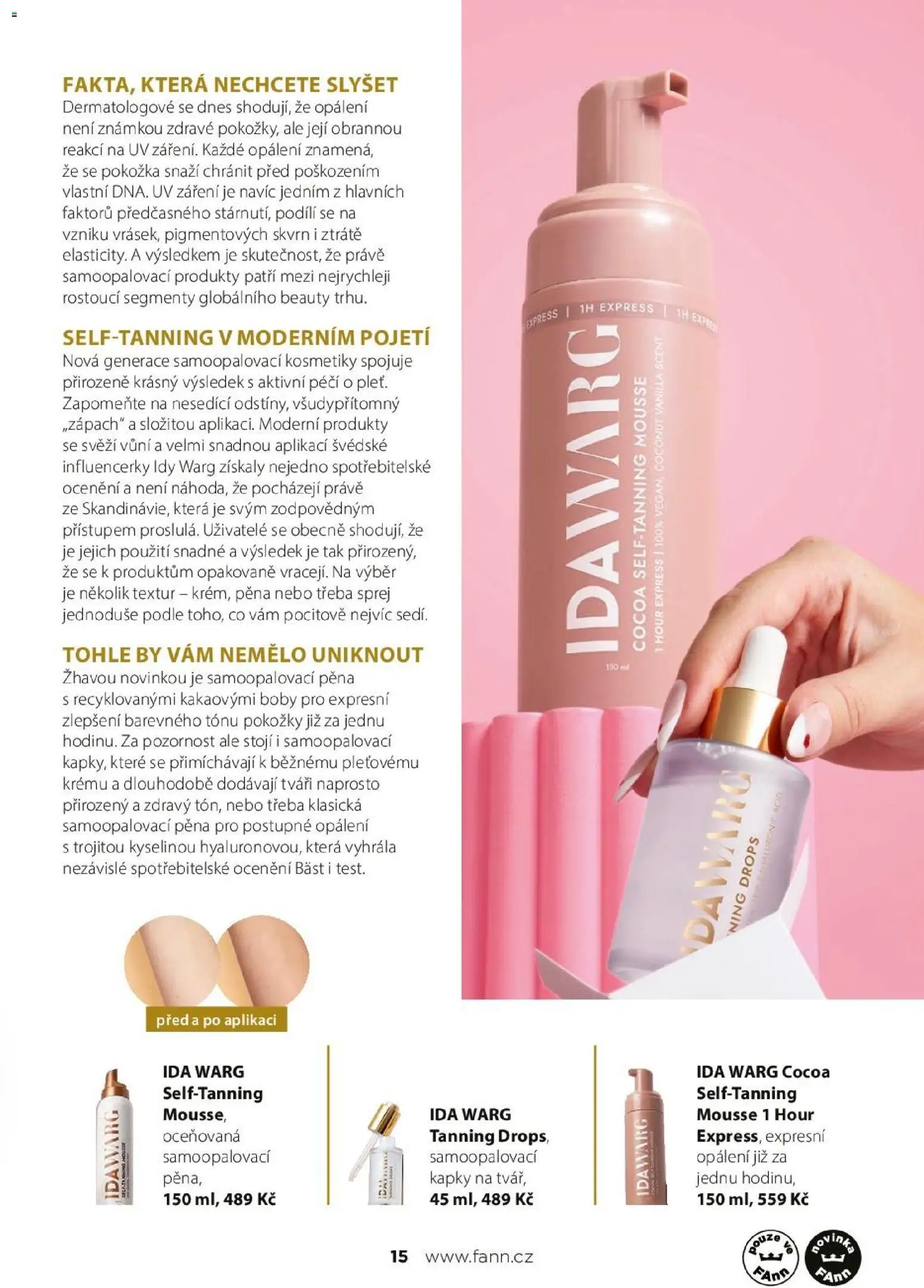 FAnn parfumerie katalog Podzim 2026 od 01.09.2026 | Strana: 15 | Produkty: Boby, Pěna
