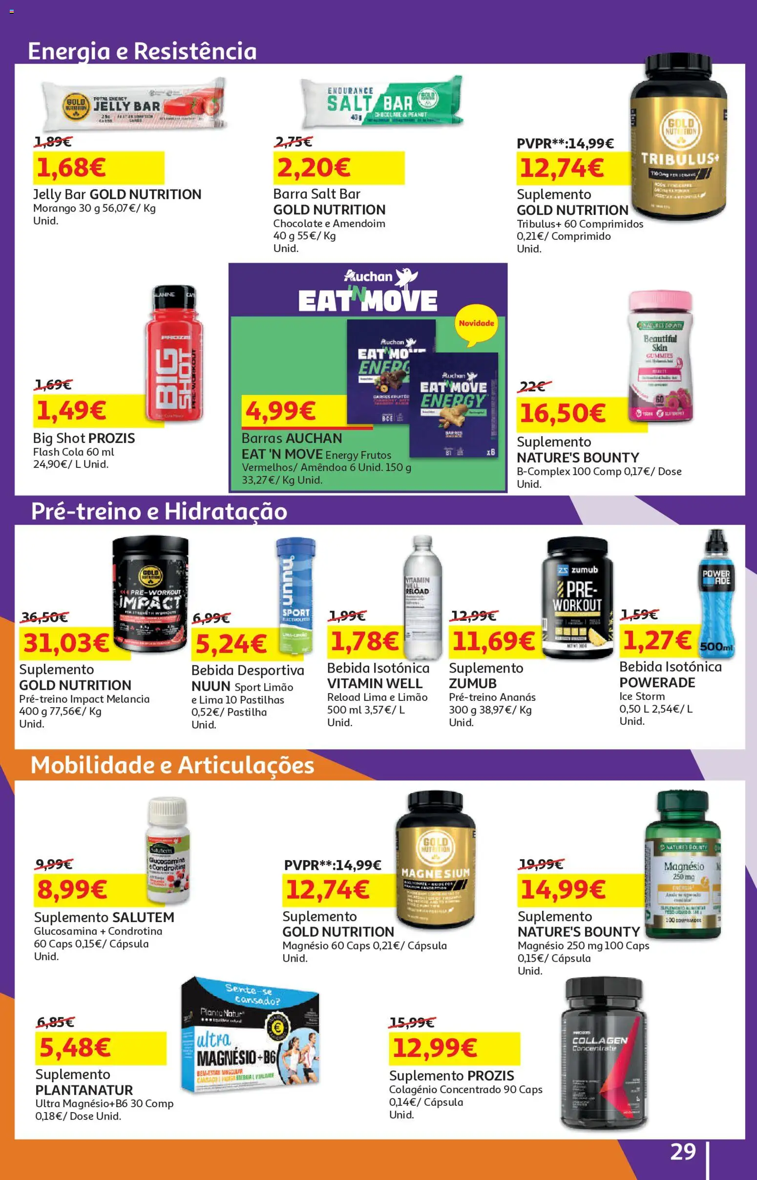 Auchan - Vida no Exterior │ válido de 06.05.2026 | Página: 29 | Produtos: Chocolate, Melancia, Bebida