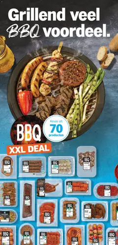 BBQ HAMBURGER, BBQ hamburger - Voorbeeld van een folder van Albert Heijn, geldig van 18.05.2026 | Pagina: 27 | Producten: Tomaat, Steak, Hotdog, Bacon