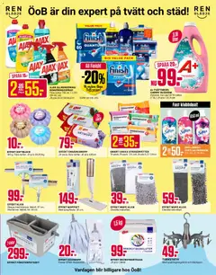 ÖoB erbjudanden - Förhandsvisning av reklamblad från butik ÖoB aktuell från 01.06.2026 | Sida: 3 | Produkter: Tvättmedel, Rengöringsspray, Golvmopp, Skurborste