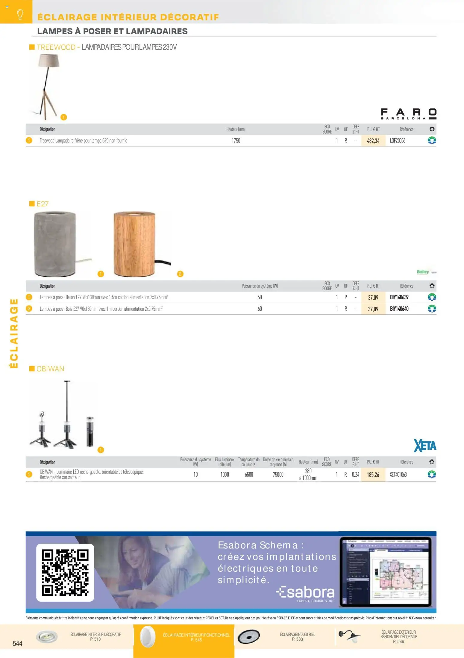 {H1} | Page: 36 | Produits: Lampadaire, Alimentation, Éclairage, Lampe
