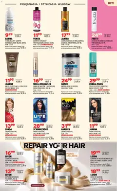 Pogląd oferty "Drogerie Natura Black Friday" - ważna od 15.10.2026 | Strona: 15 | Produkty: Stylizacja włosów, Szampon, Maska do włosów, Lakier do włosów