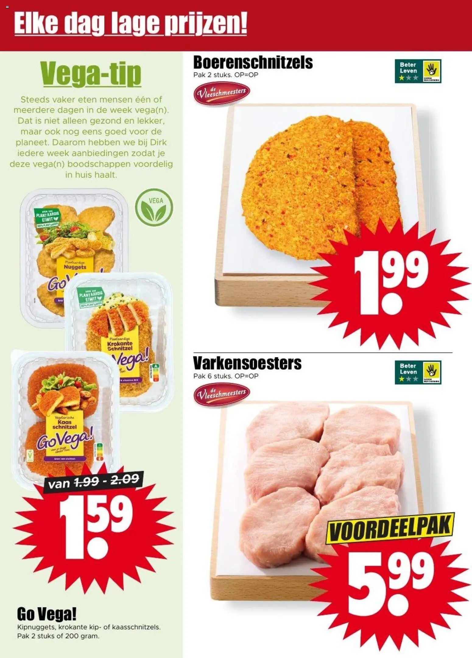 {H1} | Pagina: 4 | Producten: Kaas, Schnitzel, Kip