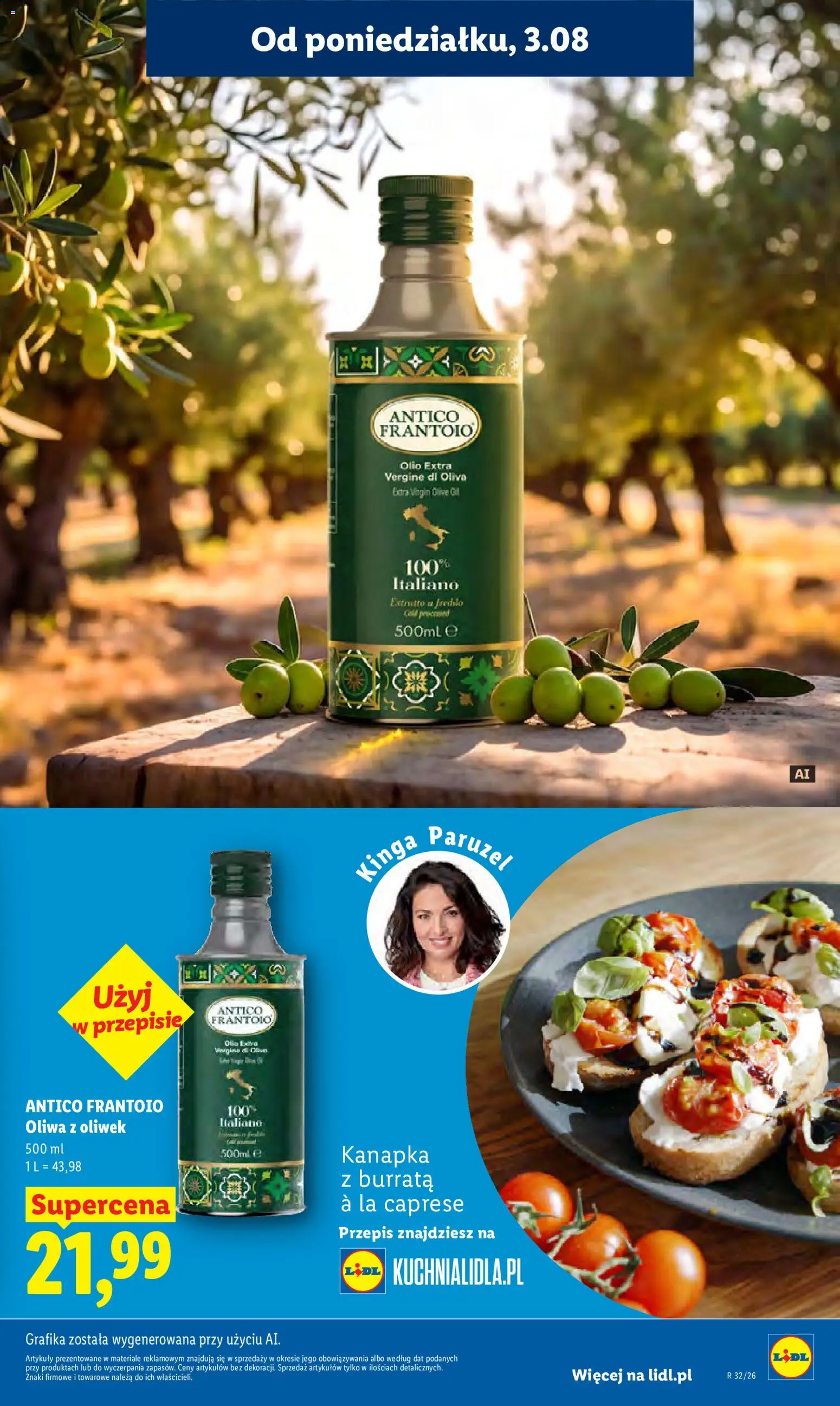 Lidl Polsko leták od 03.08.2026 | Strana: 45 | Produkty: Burrata