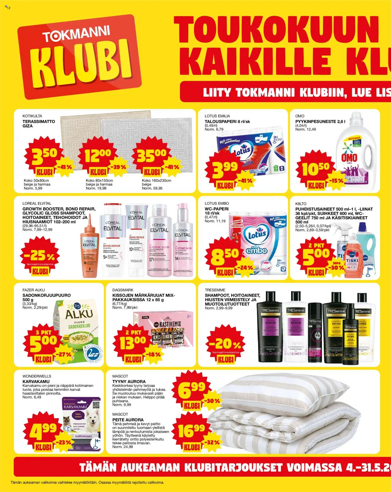 Tokmanni tarjoukset – voimassa 04.05.2026 alkaen | Sivu: 12