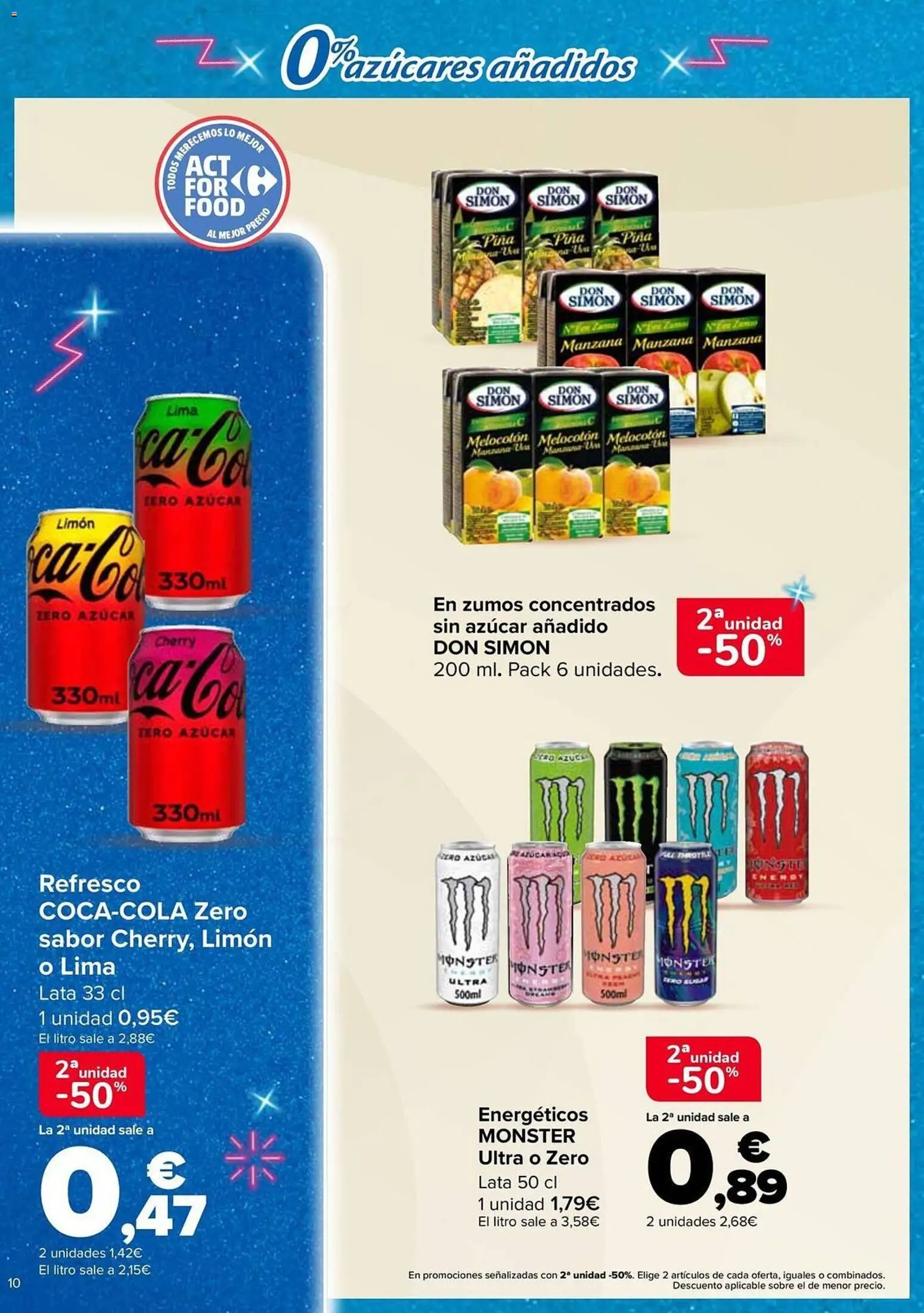 Carrefour AZUCARES AÑADIDOS │ válido desde el 12.05.2026 | Página: 10 | Productos: Lima, Piña, Manzana