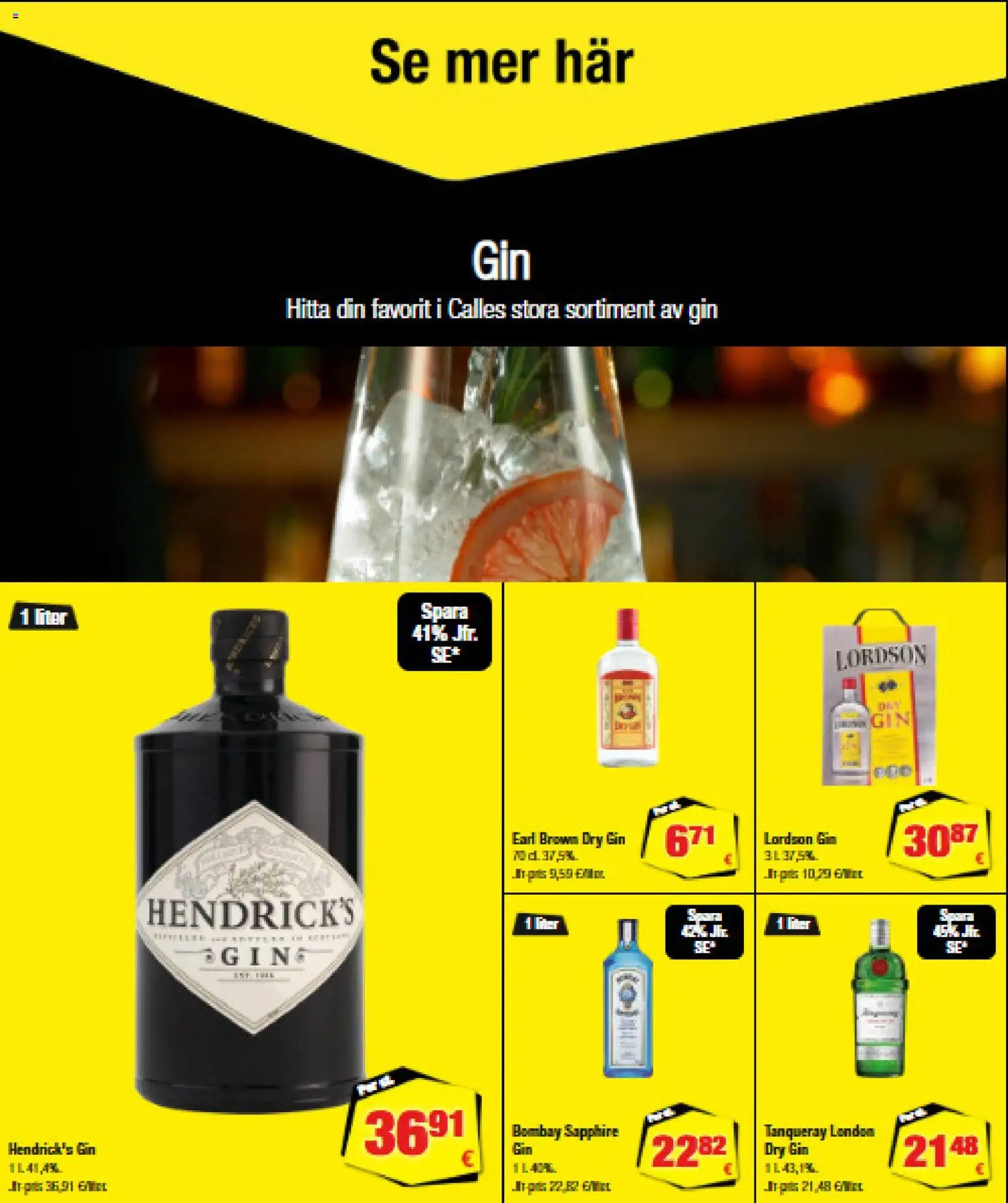 Calle tilbudsavis – gyldig fra 05/08/2026 | Side: 7 | Produkter: Gin