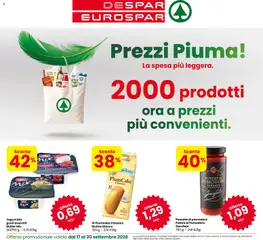 Anteprima del volantino Eurospar volantino Santarcangelo di Romagna valido a partire dal 17/09/2026