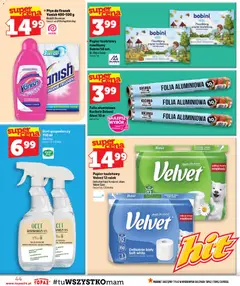 Pogląd oferty "Topaz gazetka" - ważna od 30.07.2026 | Strona: 44 | Produkty: Vanish, Papier toaletowy, Aloes, Proszek do prania