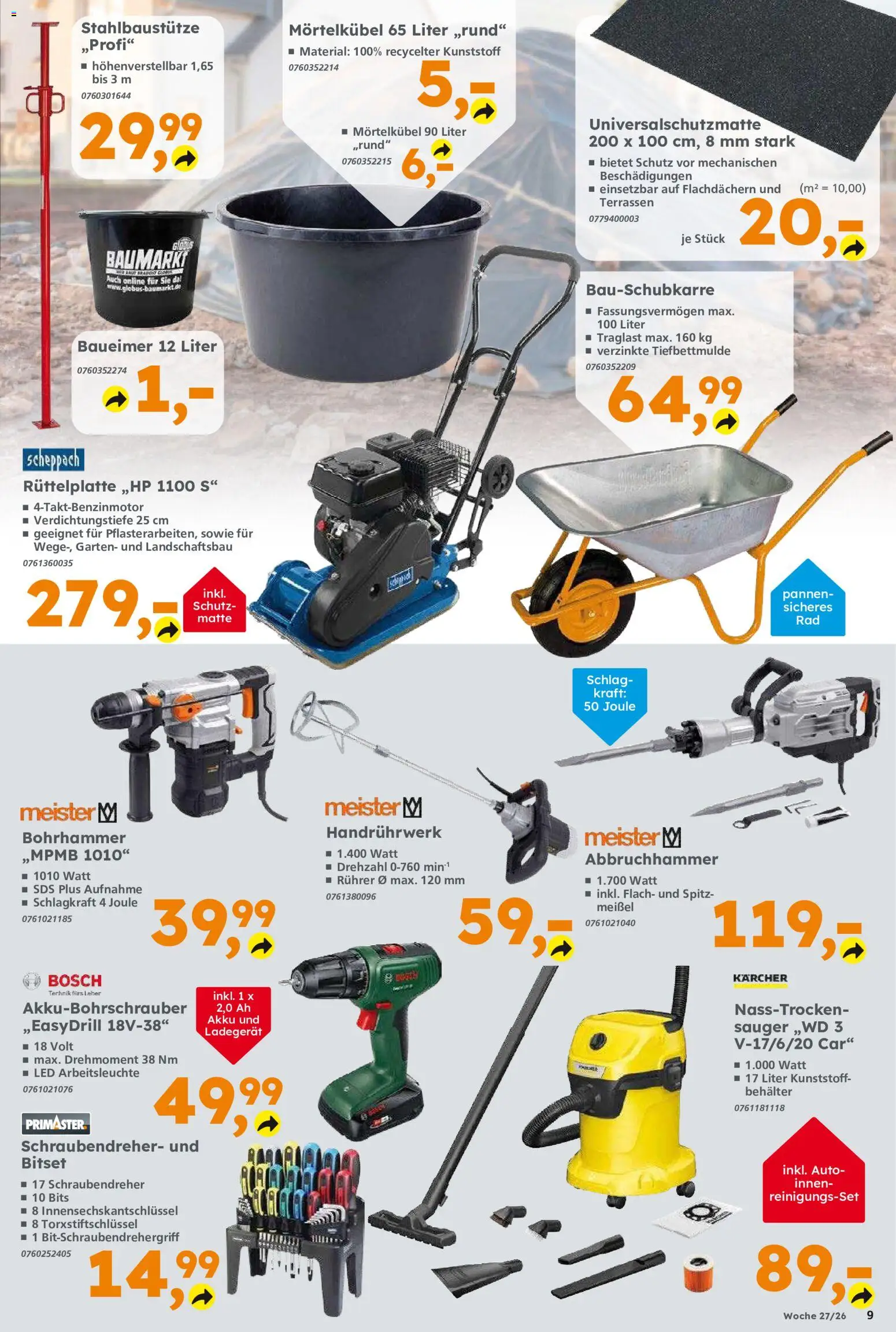 Globus Baumarkt Prospekt – gültig ab 29.06.2026 | Seite: 9
