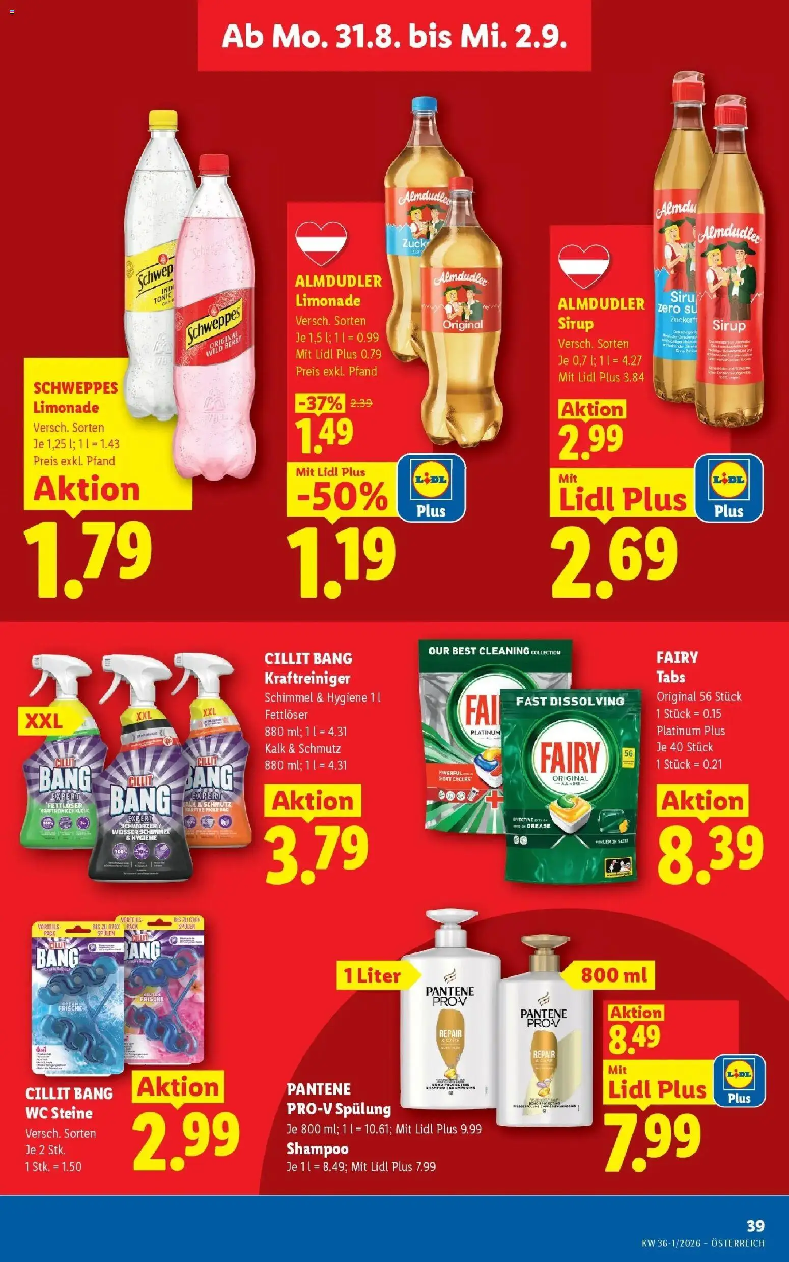 Lidl Flugblatt - Wien ab 23.08.2026 - Angebote ab donnerstag | Seite: 48 | Produkte: Bad, Shampoo, Spülung